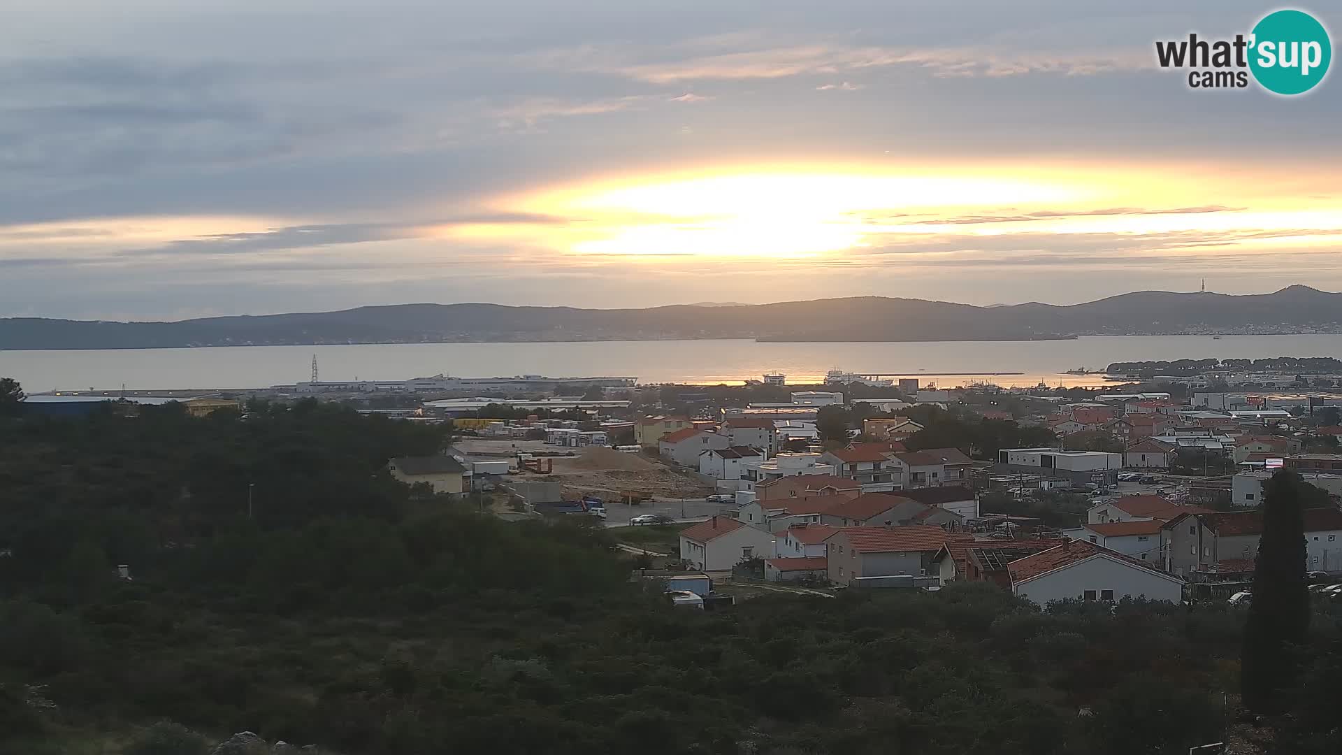 Panoramska web kamera Luke Gaženica u Zadru, Hrvatska