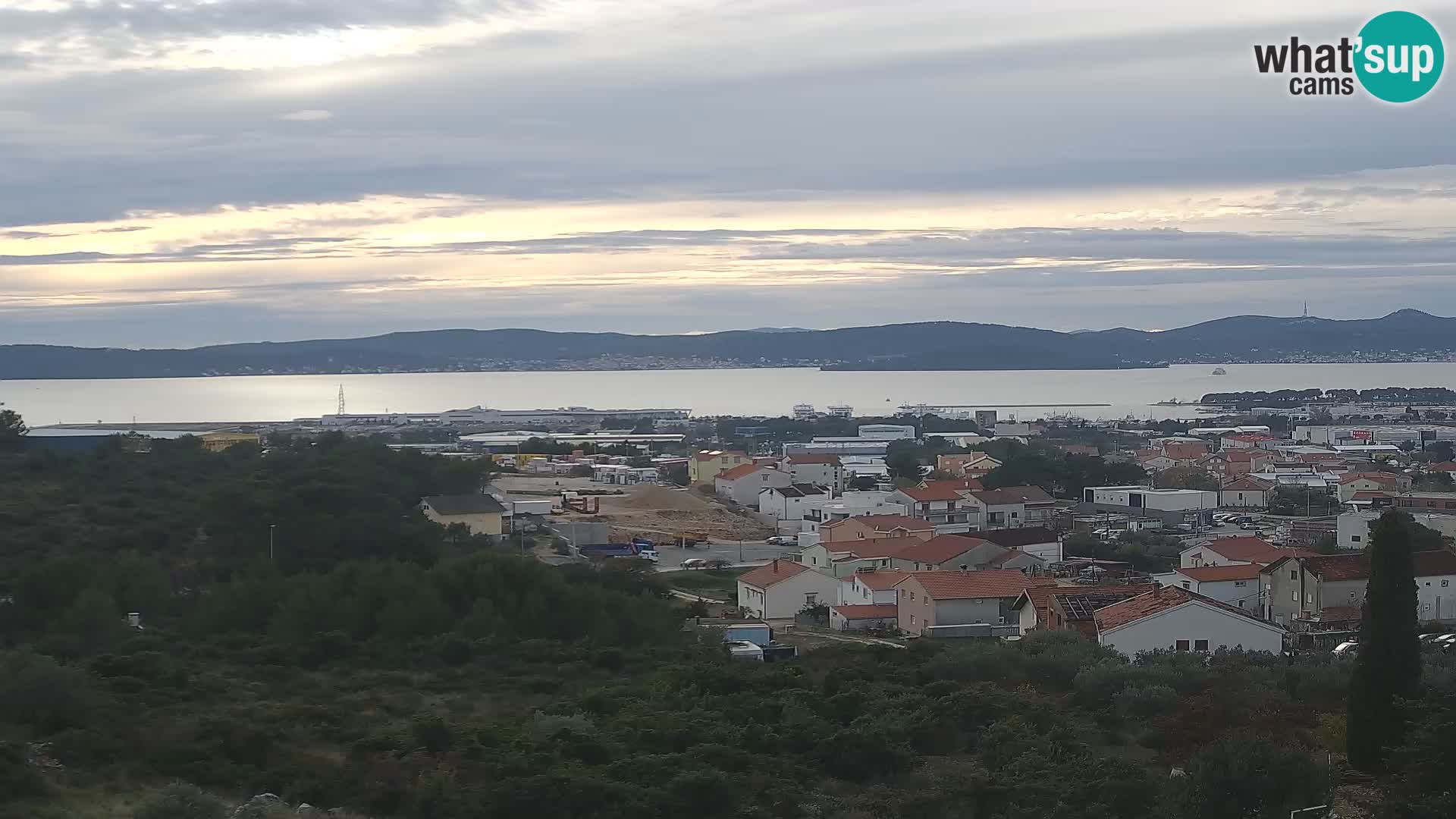 Panoramska web kamera Luke Gaženica u Zadru, Hrvatska