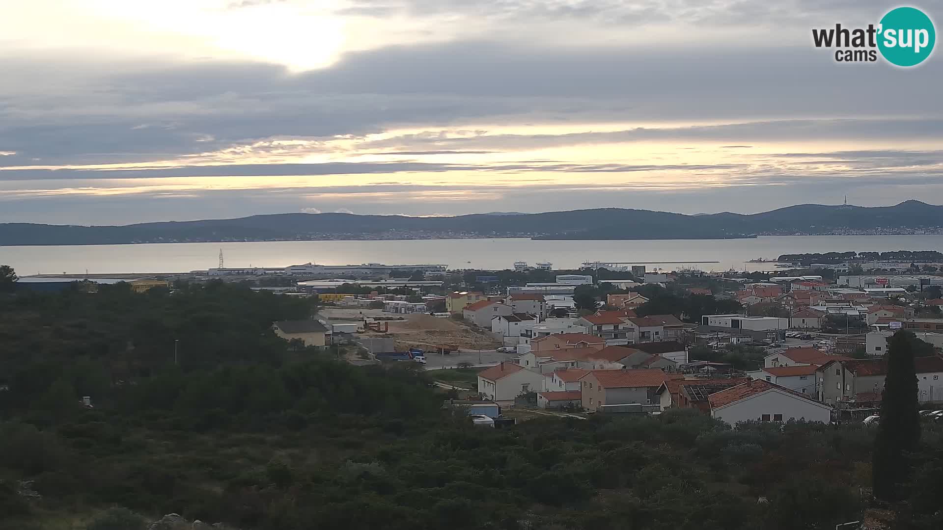Zadar Port Gazenica Webcam Panorama, Zadar, Kroatien