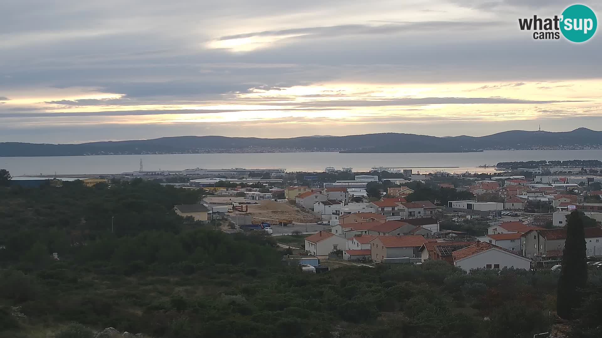 Zadar Port Gazenica Webcam Panorama, Zadar, Croatie