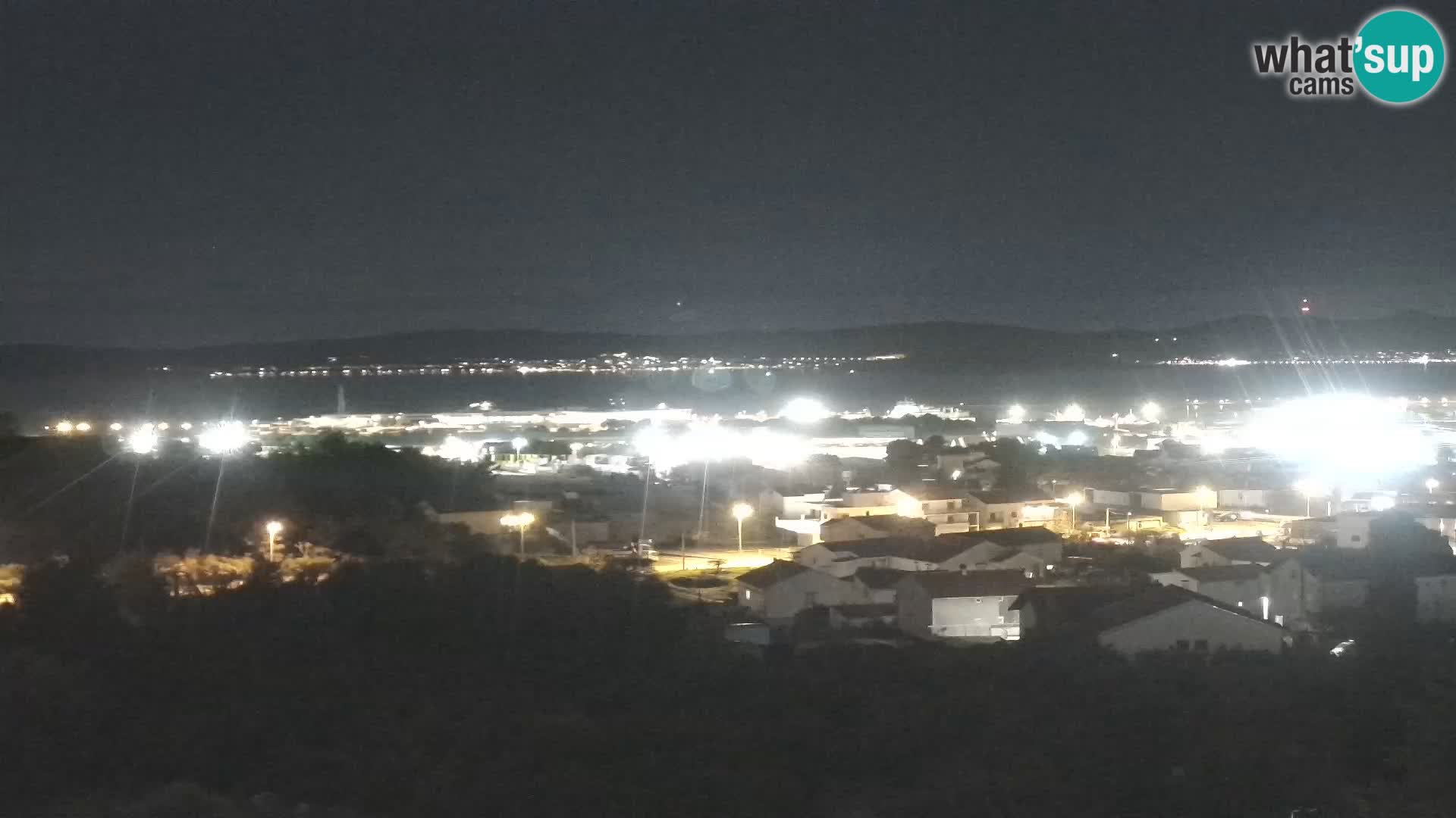 Panorama de la Webcam del Puerto Gazenica de Zadar, Zadar, Croacia