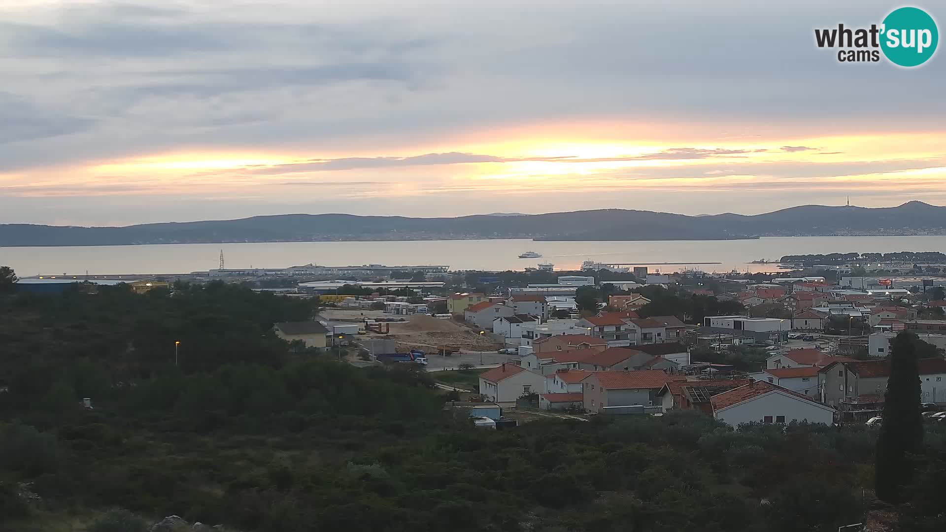 Zadar Port Gazenica Webcam Panorama, Zadar, Kroatien