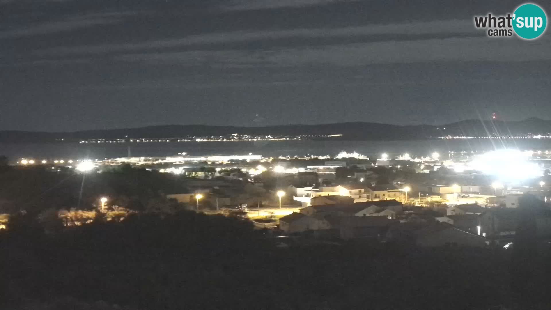 Panorama de la Webcam del Puerto Gazenica de Zadar, Zadar, Croacia