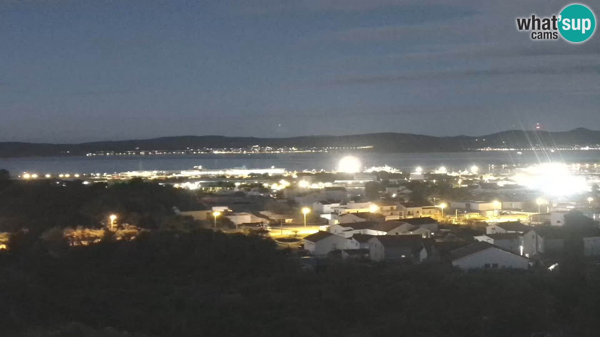 Zadar Pristanišče Gazenica s panoramsko spletno kamero, Zadar, Hrvaška