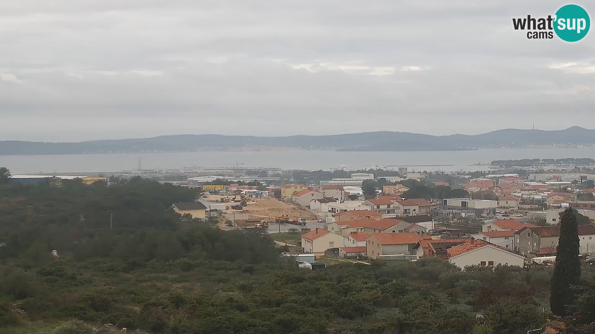 Panoramska web kamera Luke Gaženica u Zadru, Hrvatska