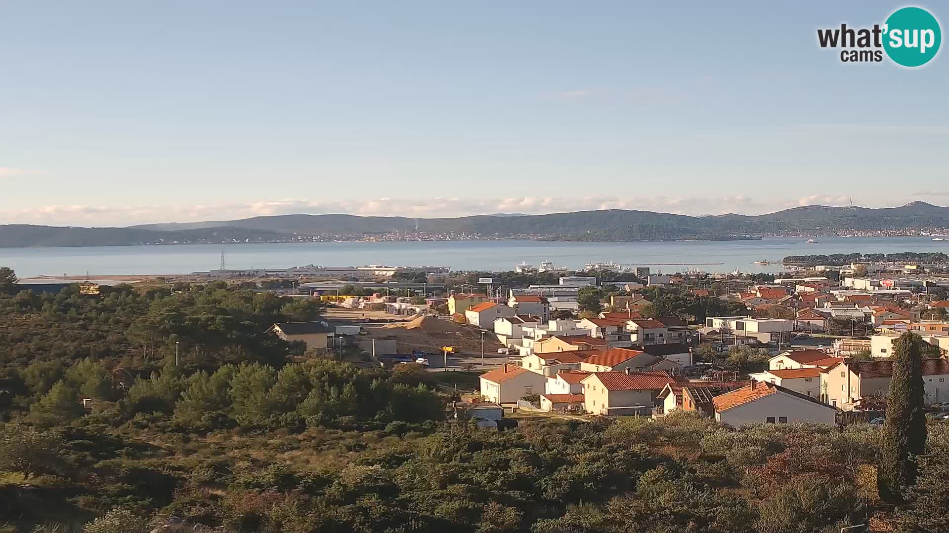 Zadar Pristanišče Gazenica s panoramsko spletno kamero, Zadar, Hrvaška