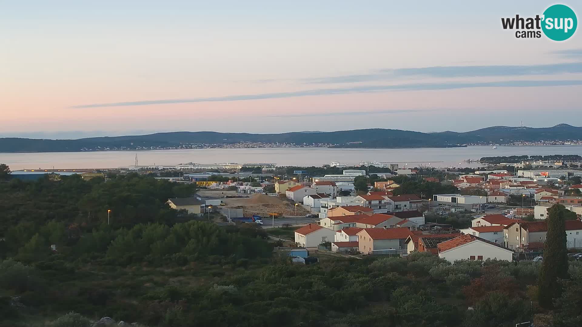 Panoramska web kamera Luke Gaženica u Zadru, Hrvatska