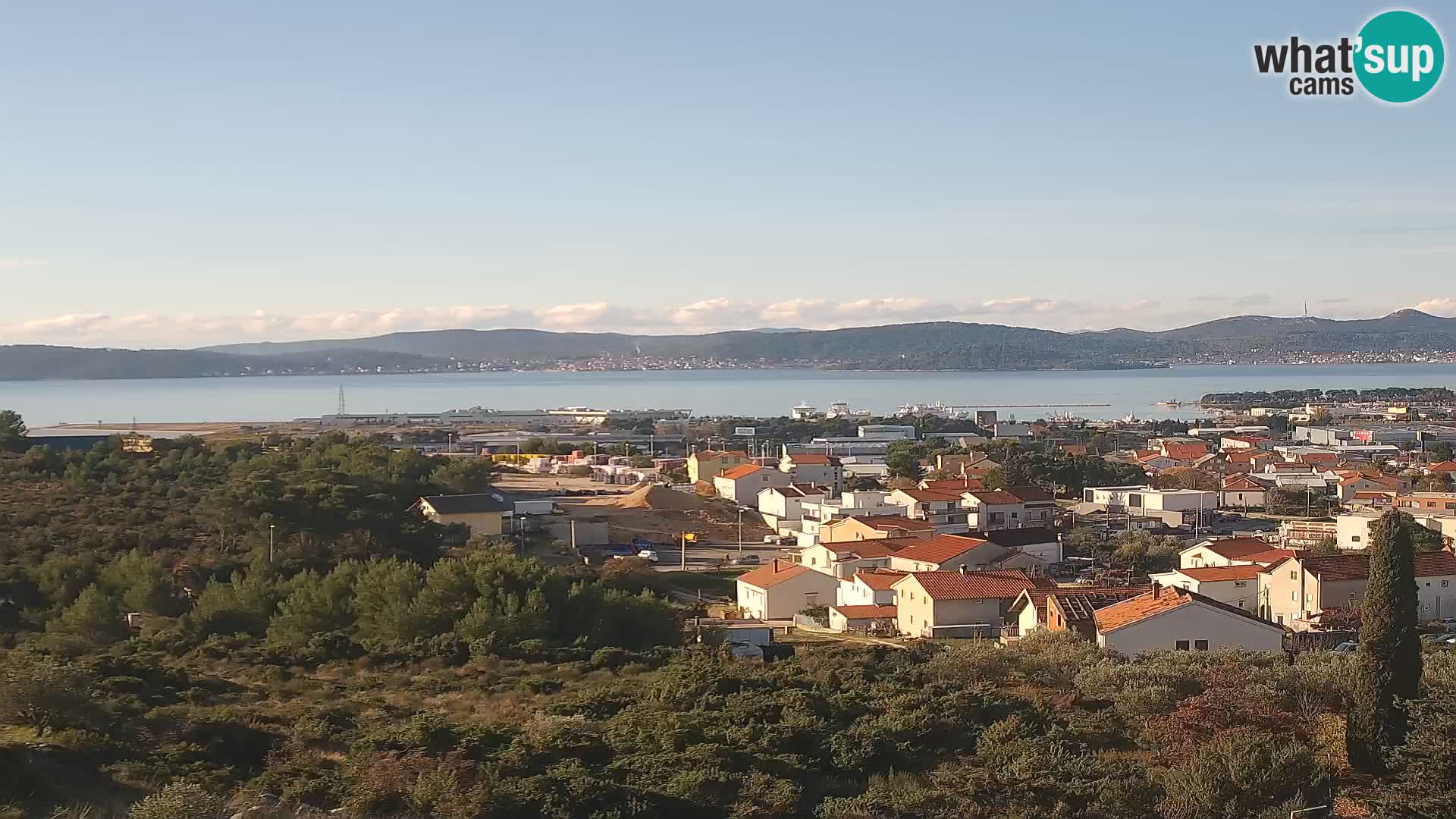 Zadar Pristanišče Gazenica s panoramsko spletno kamero, Zadar, Hrvaška