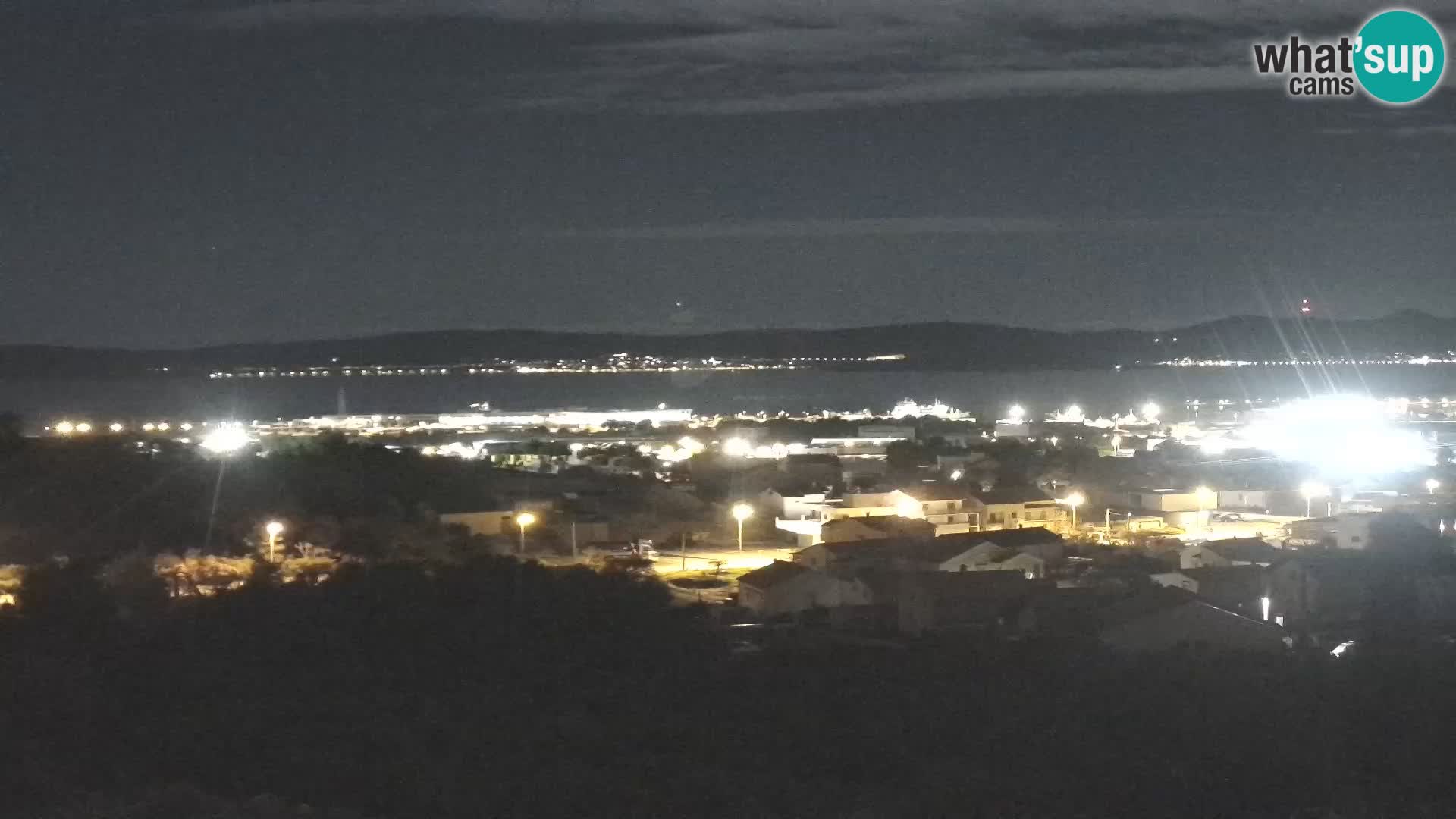 Panorama de la Webcam del Puerto Gazenica de Zadar, Zadar, Croacia