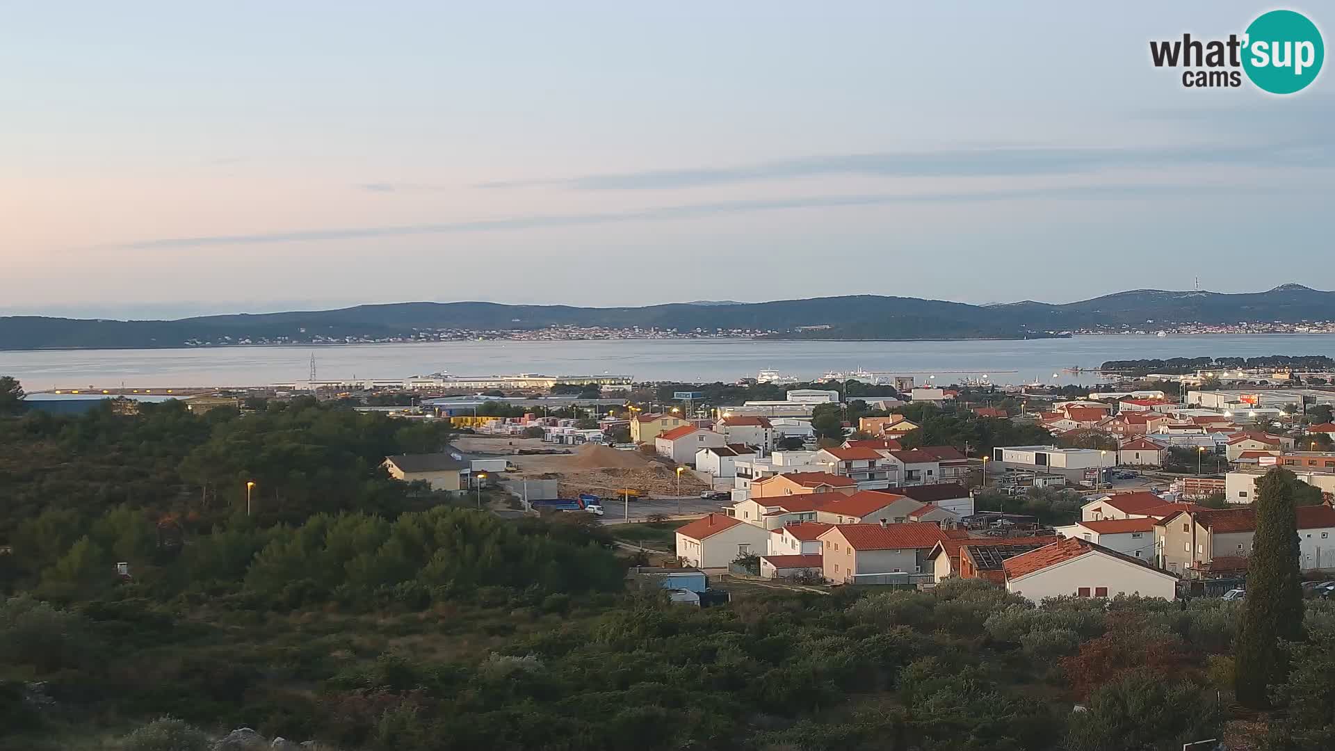 Zadar Port Gazenica Webcam Panorama, Zadar, Kroatien