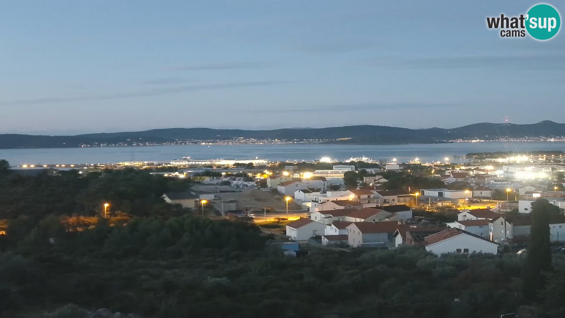 Panoramska web kamera Luke Gaženica u Zadru, Hrvatska