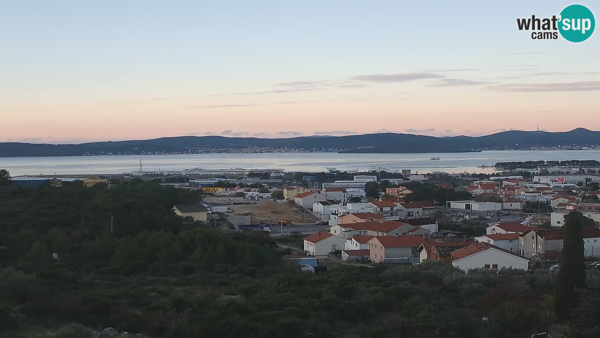 Zadar Port Gazenica Webcam Panorama, Zadar, Kroatien