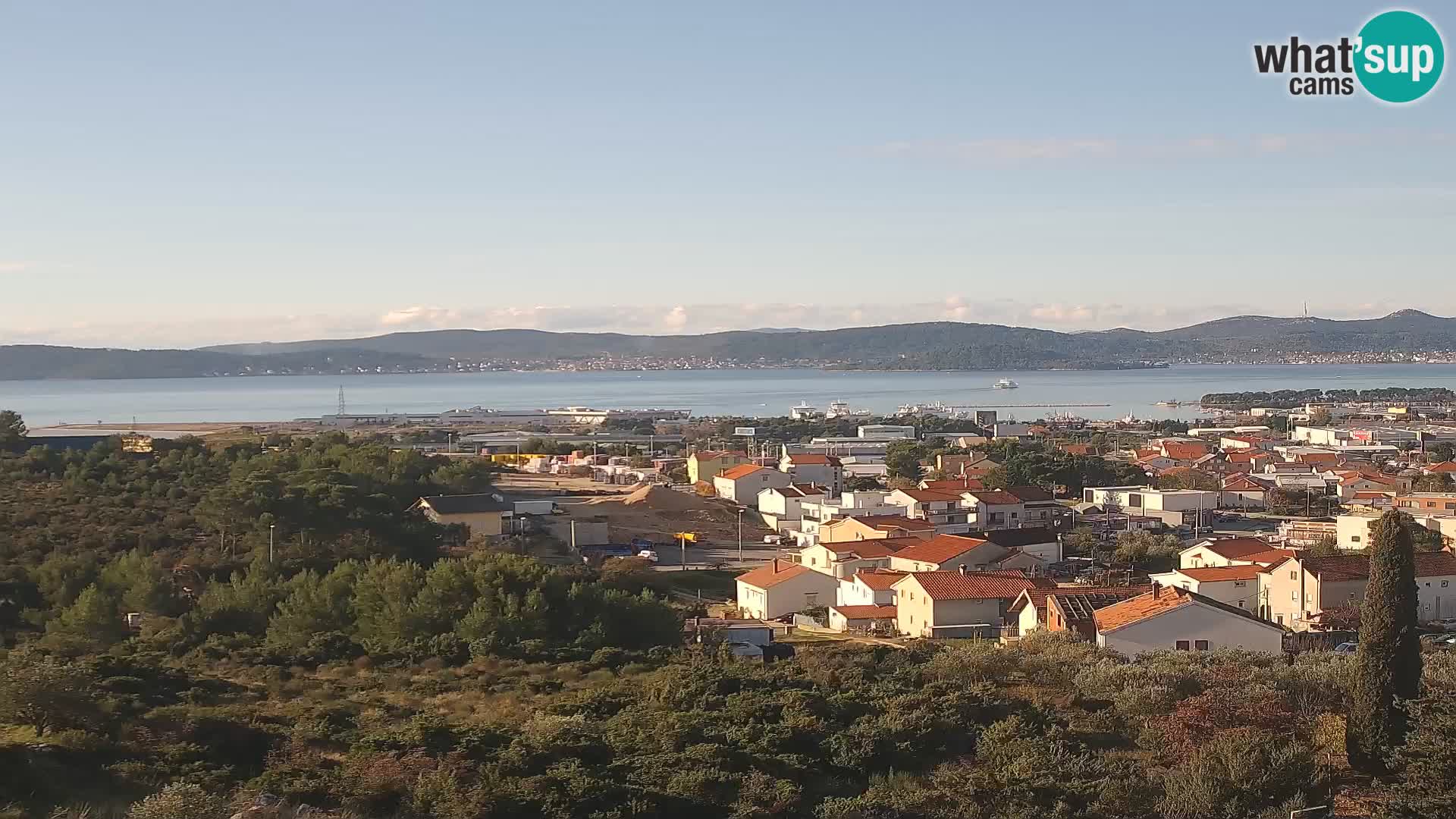Zadar Pristanišče Gazenica s panoramsko spletno kamero, Zadar, Hrvaška