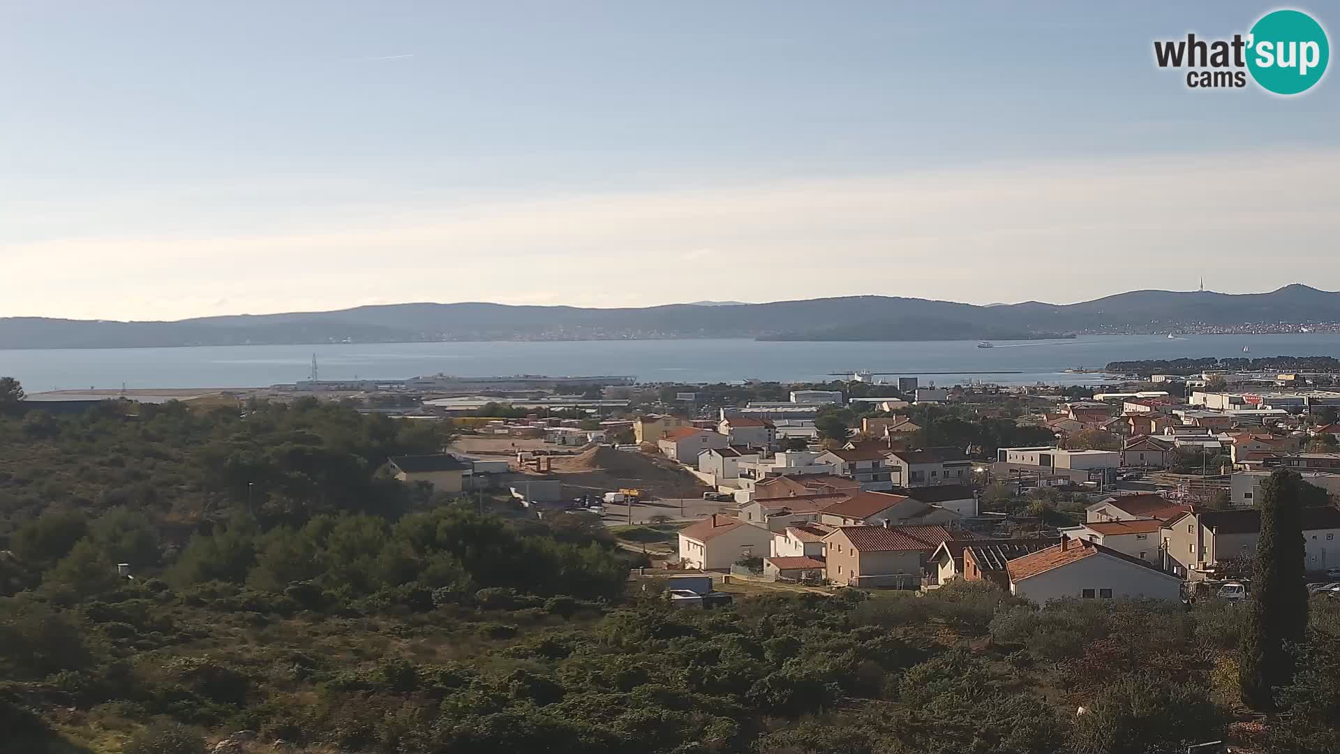 Zadar Pristanišče Gazenica s panoramsko spletno kamero, Zadar, Hrvaška
