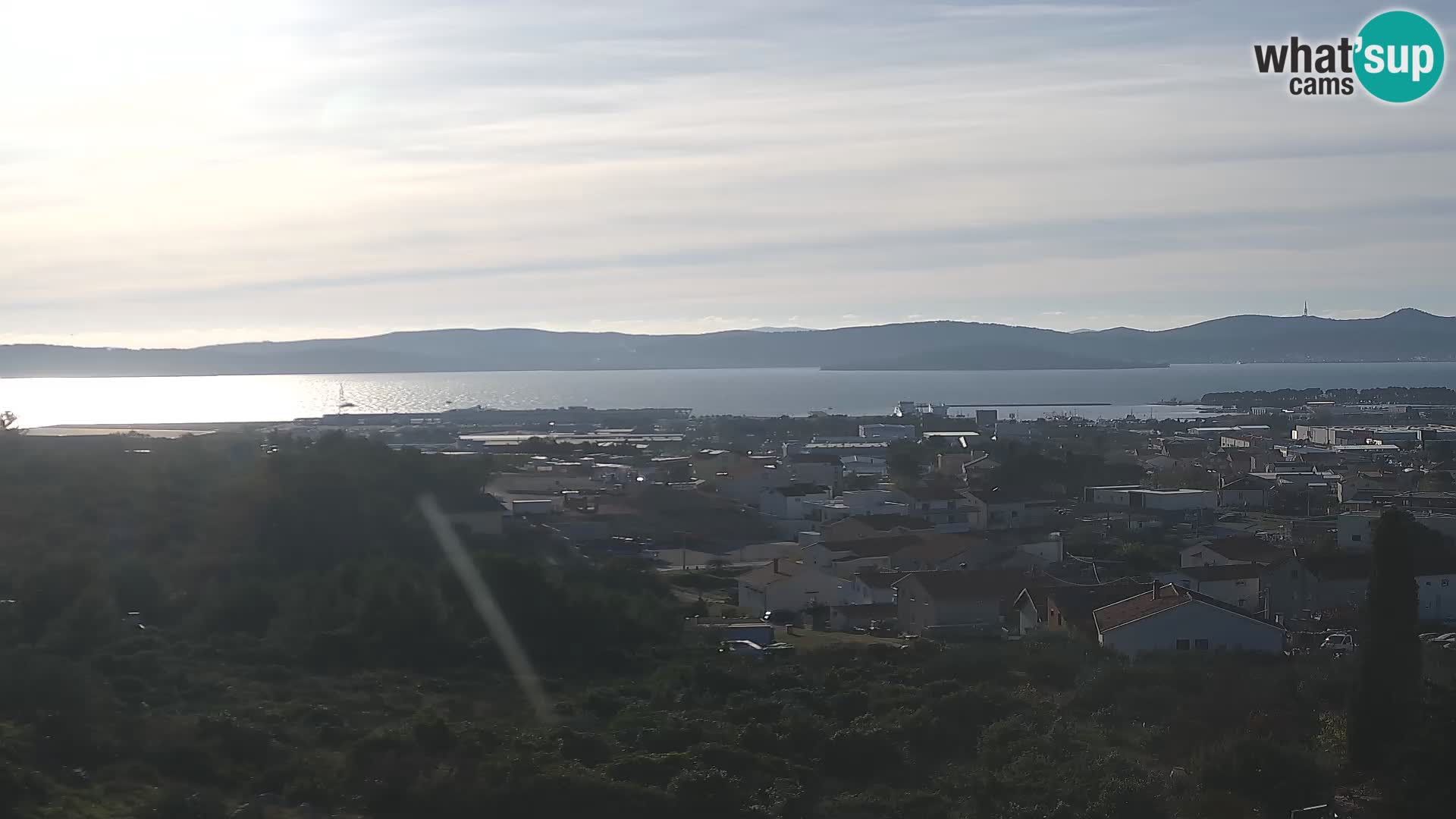 Panoramska web kamera Luke Gaženica u Zadru, Hrvatska