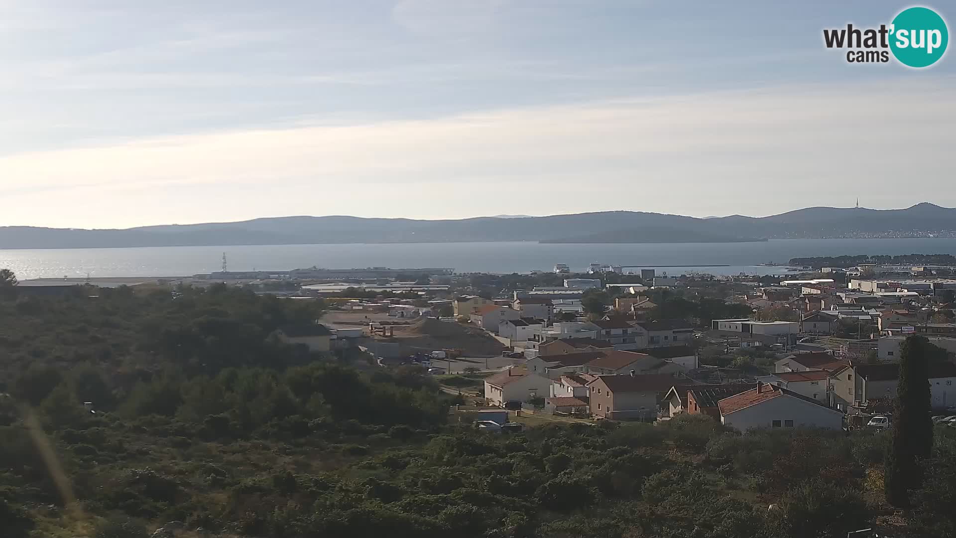 Panoramska web kamera Luke Gaženica u Zadru, Hrvatska