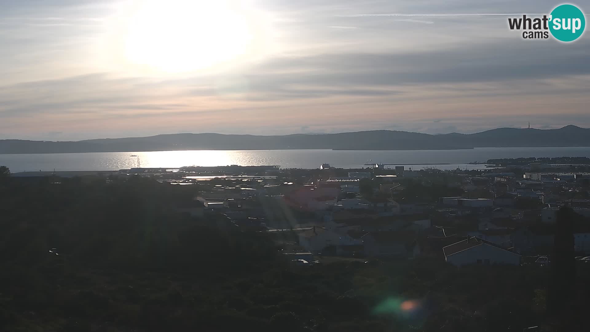 Zadar Pristanišče Gazenica s panoramsko spletno kamero, Zadar, Hrvaška