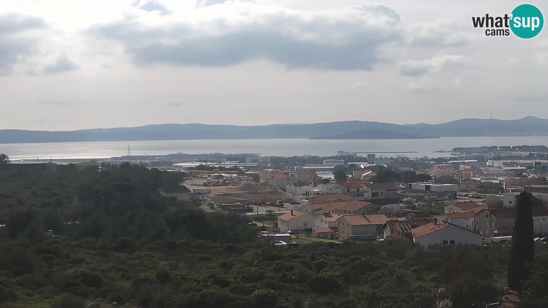 Panoramska web kamera Luke Gaženica u Zadru, Hrvatska