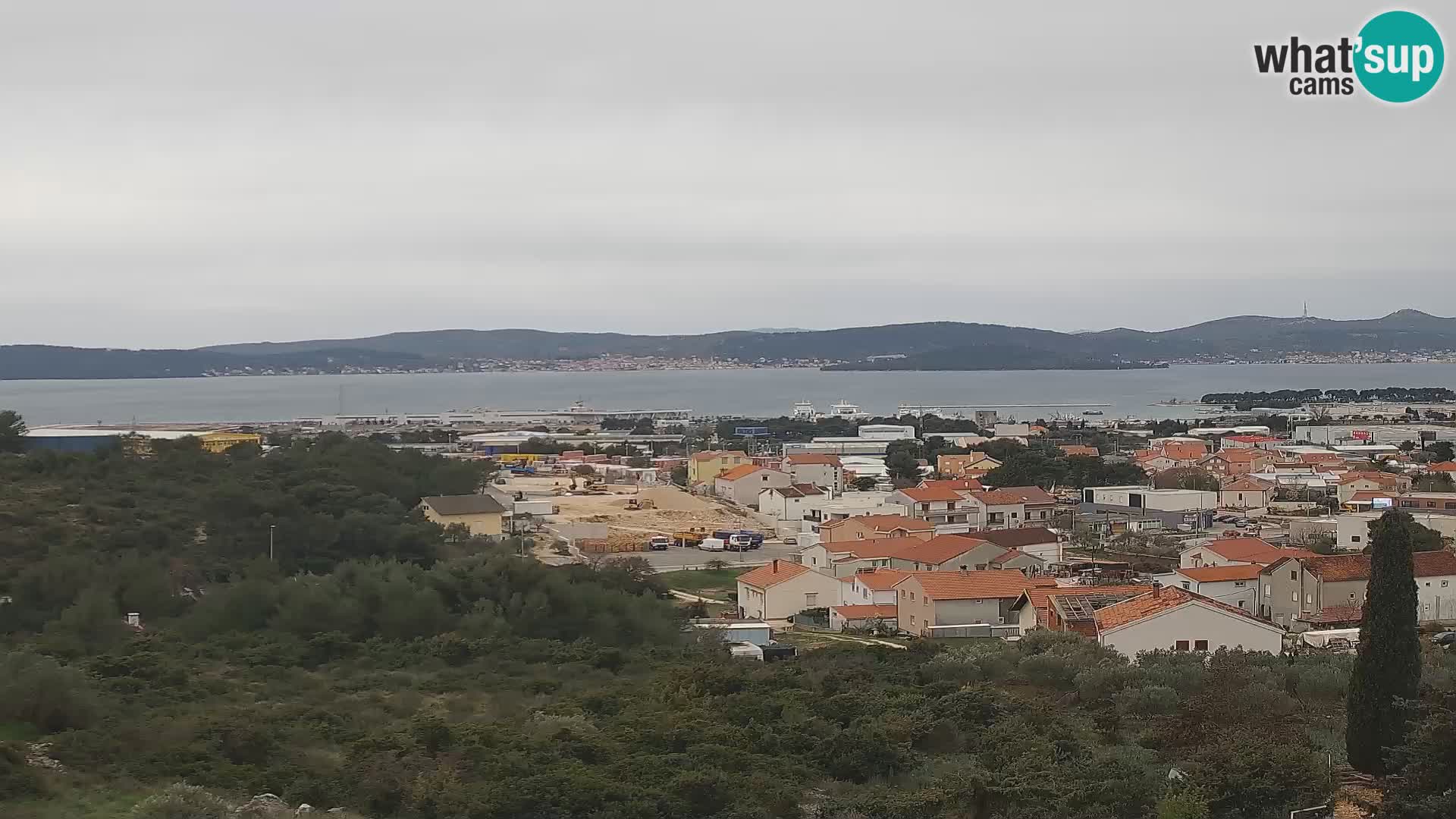 Zadar Port Gazenica Webcam Panorama, Zadar, Kroatien