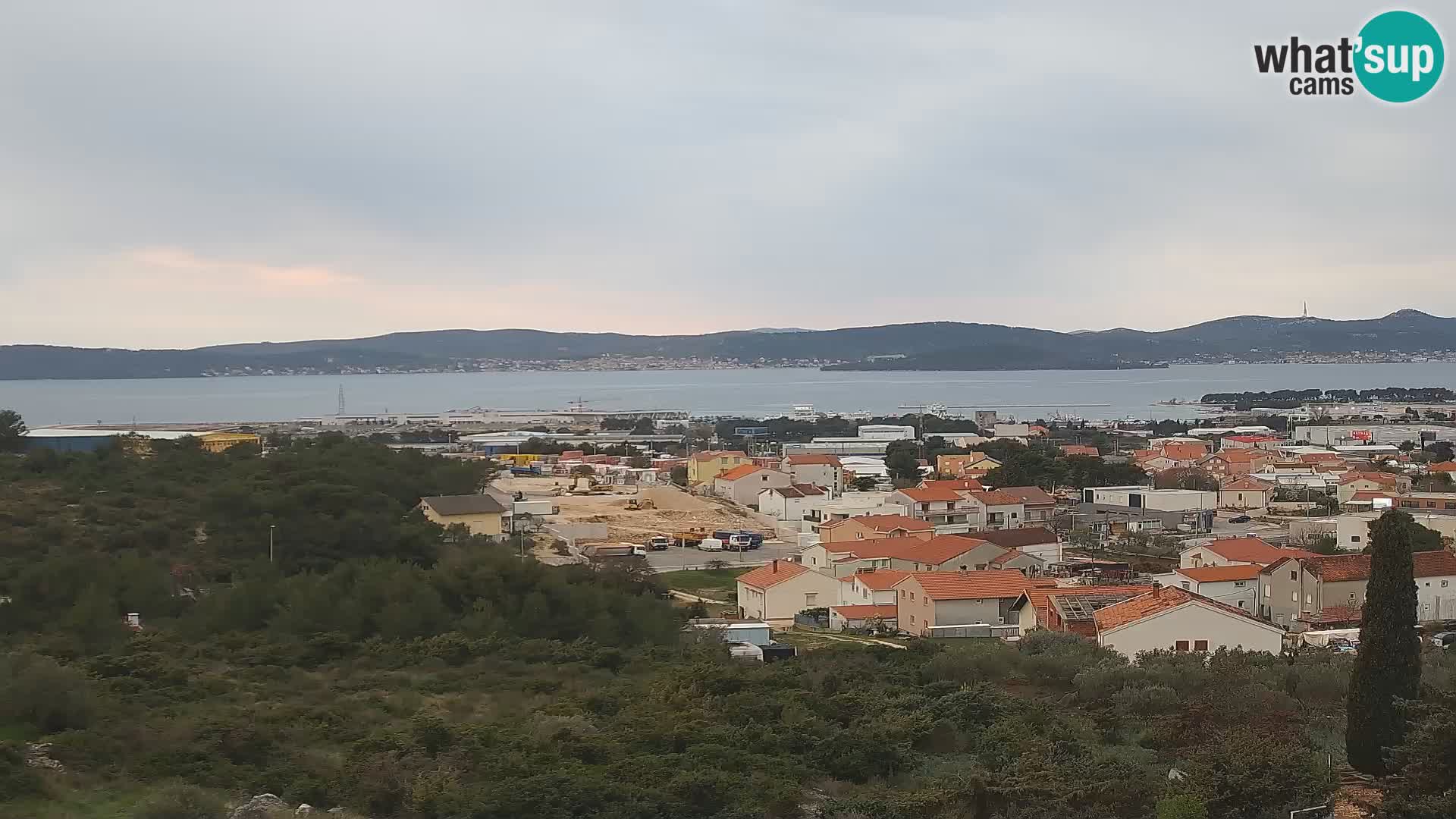 Zadar Port Gazenica Webcam Panorama, Zadar, Croatie