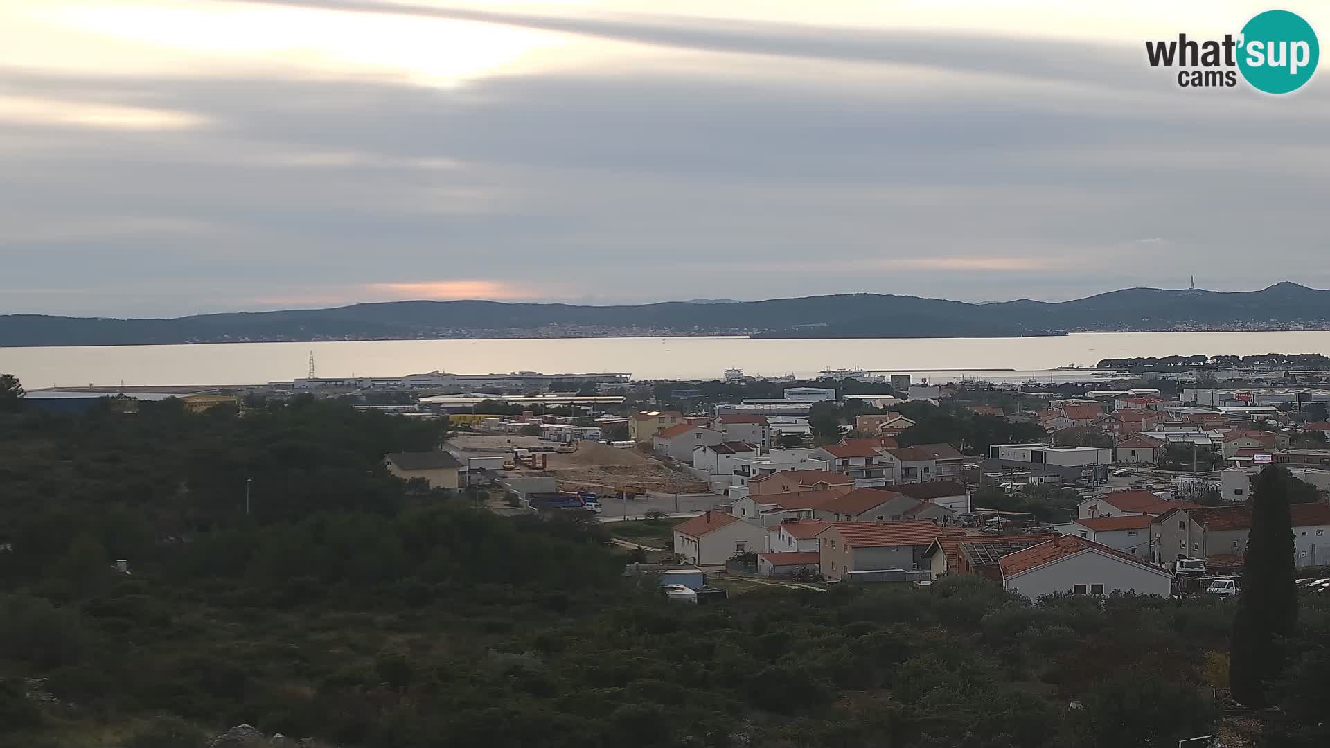Zadar Port Gazenica Webcam Panorama, Zadar, Kroatien