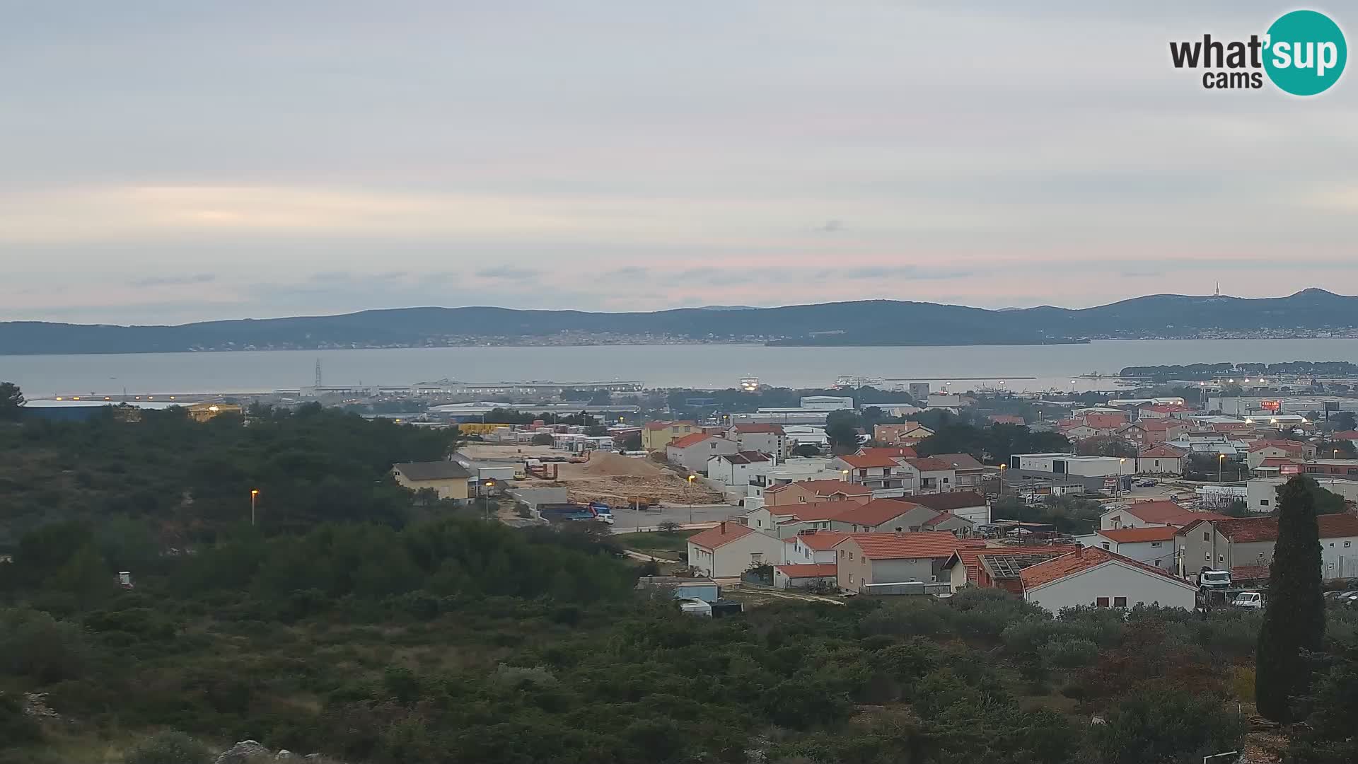 Panoramska web kamera Luke Gaženica u Zadru, Hrvatska