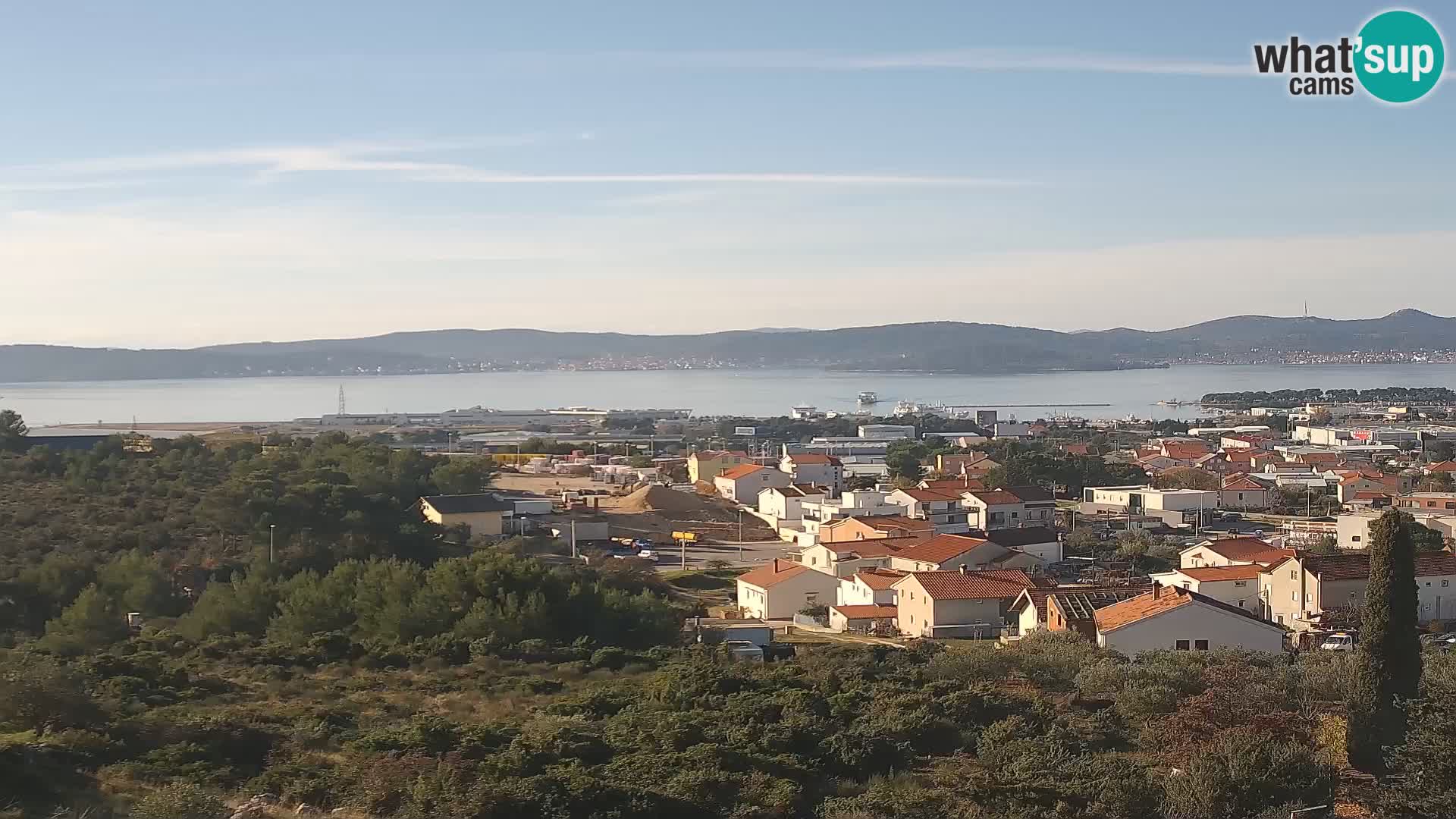 Panorama de la Webcam del Puerto Gazenica de Zadar, Zadar, Croacia