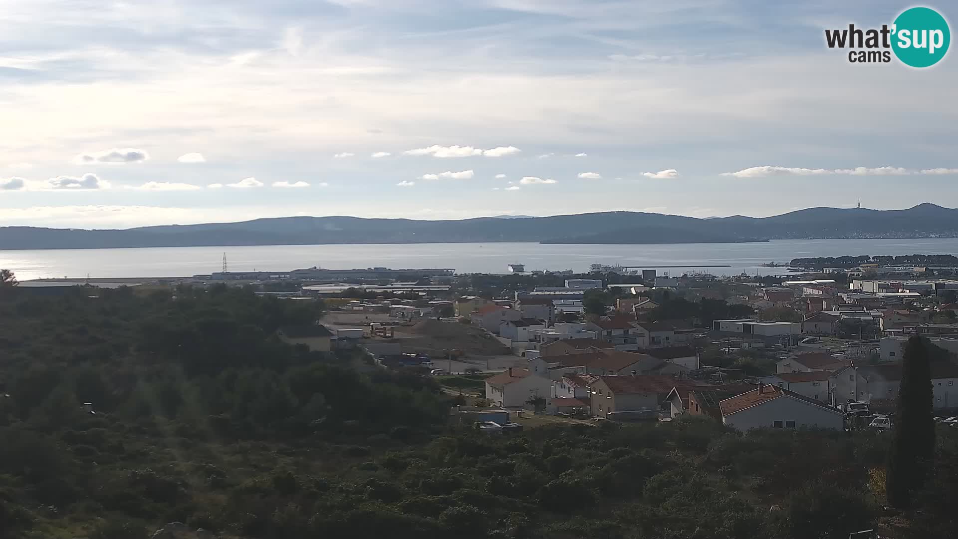 Panorama de la Webcam del Puerto Gazenica de Zadar, Zadar, Croacia