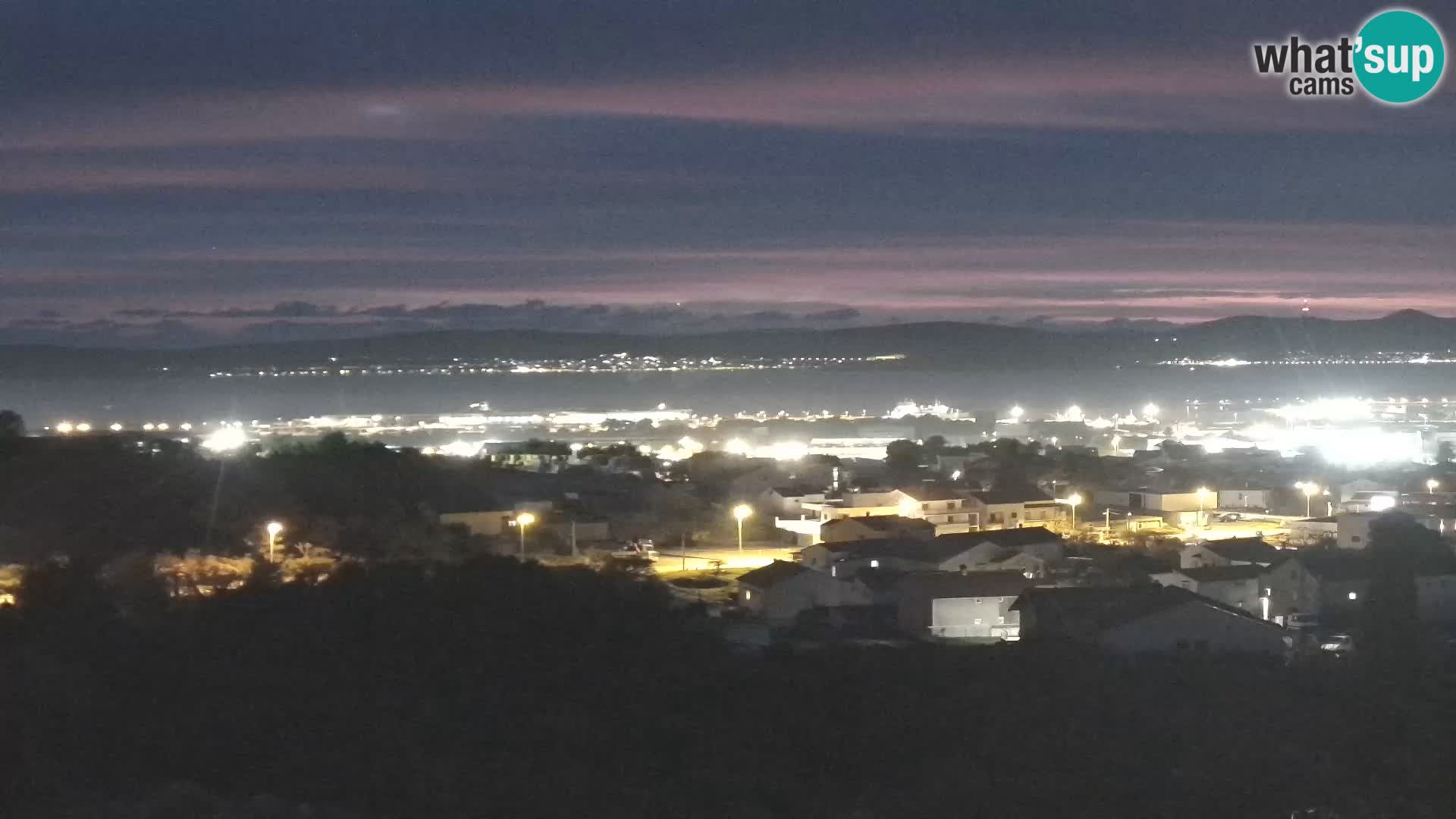 Zadar Pristanišče Gazenica s panoramsko spletno kamero, Zadar, Hrvaška