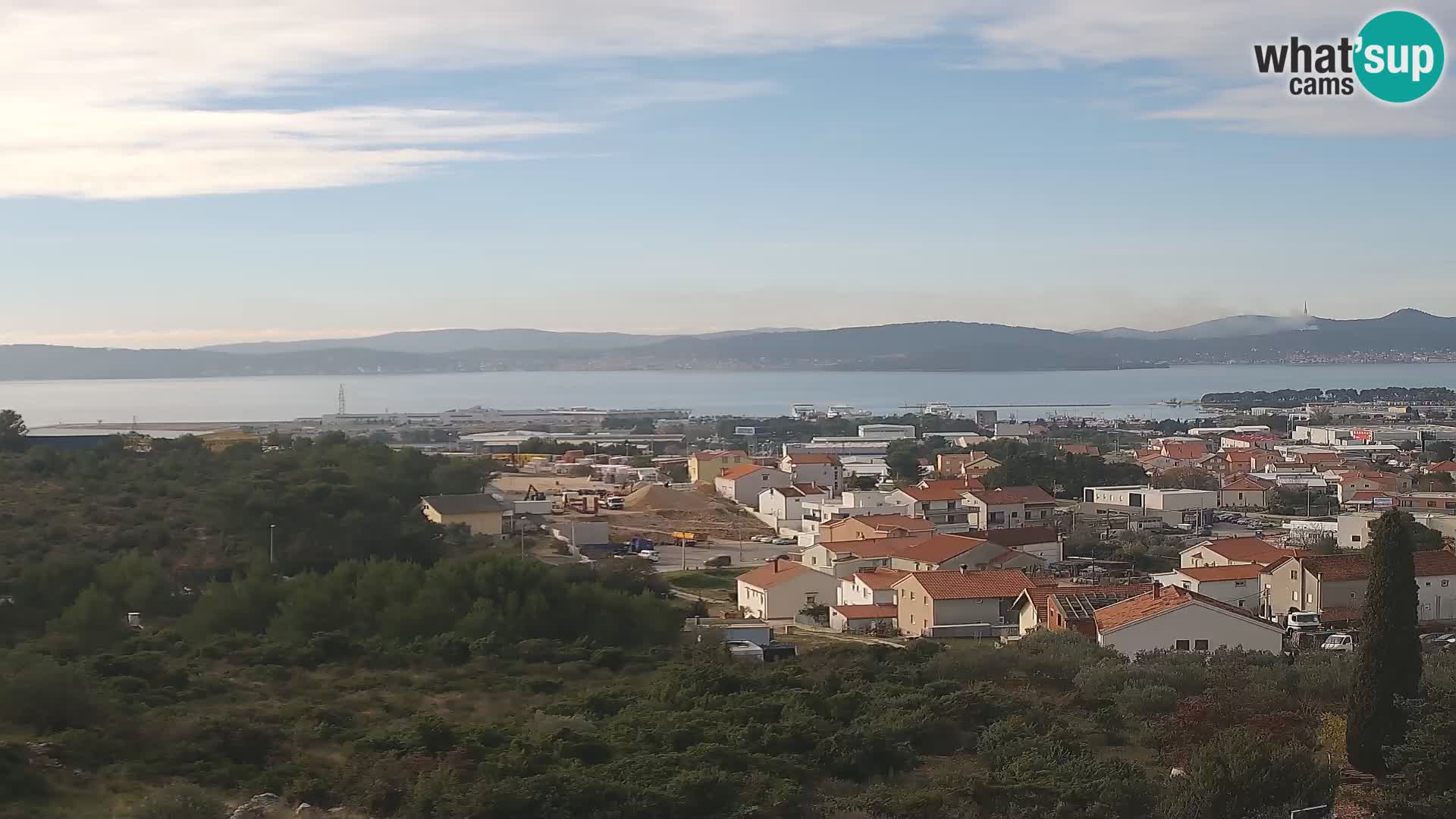 Panoramska web kamera Luke Gaženica u Zadru, Hrvatska