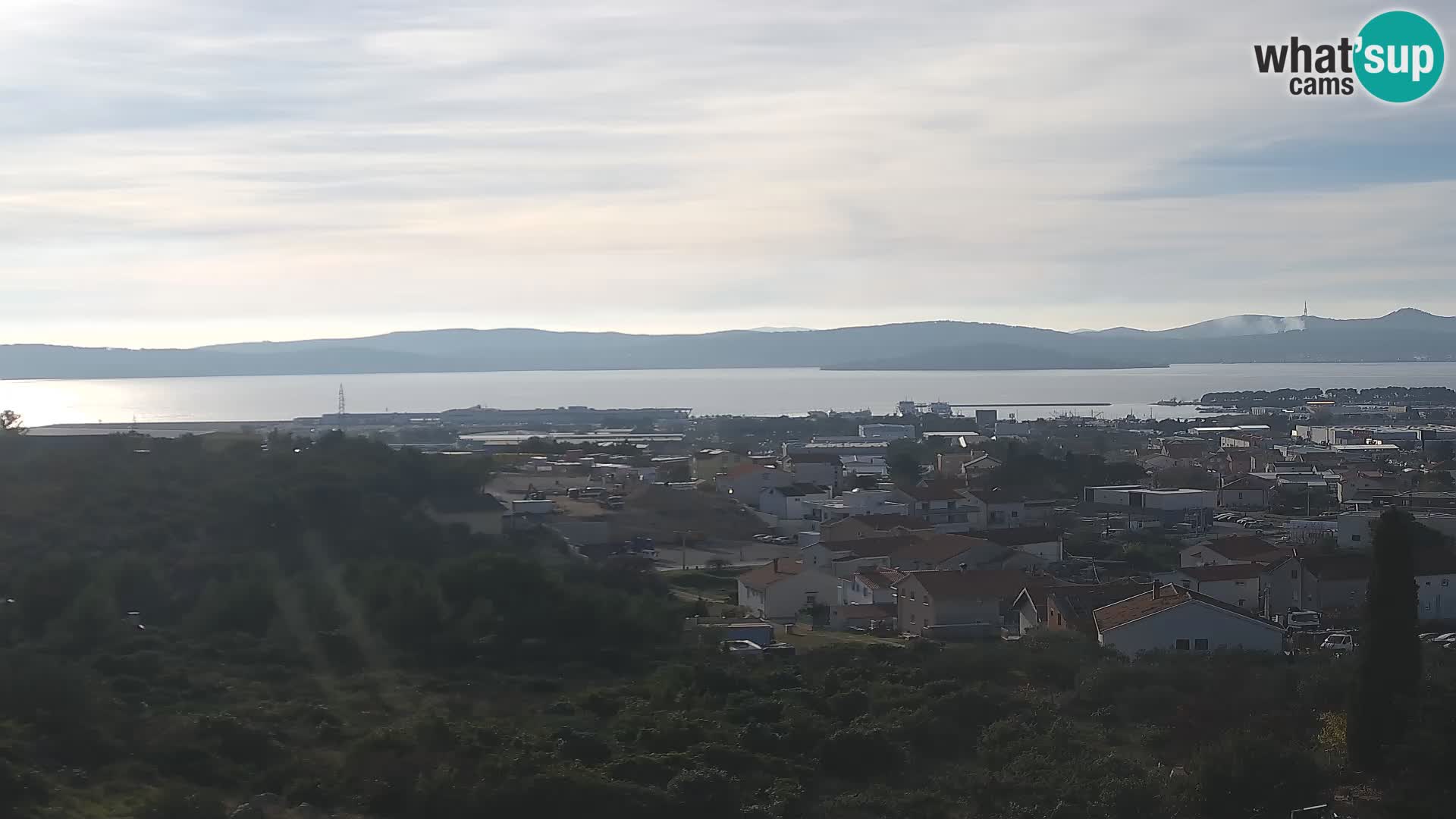 Panorama de la Webcam del Puerto Gazenica de Zadar, Zadar, Croacia