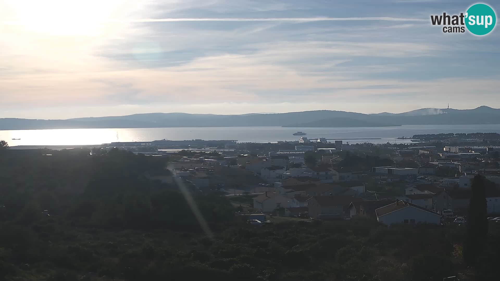 Zadar Port Gazenica Webcam Panorama, Zadar, Kroatien
