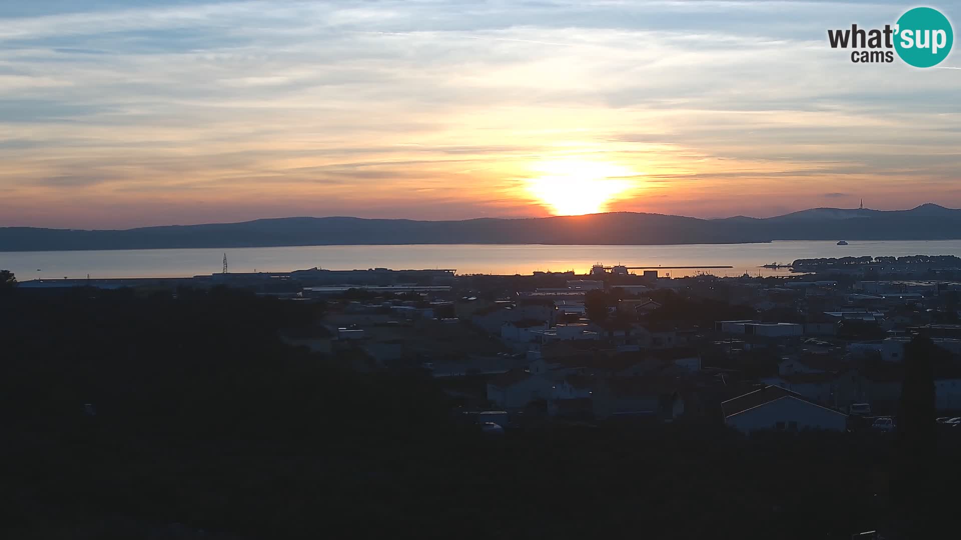 Panorama de la Webcam del Puerto Gazenica de Zadar, Zadar, Croacia