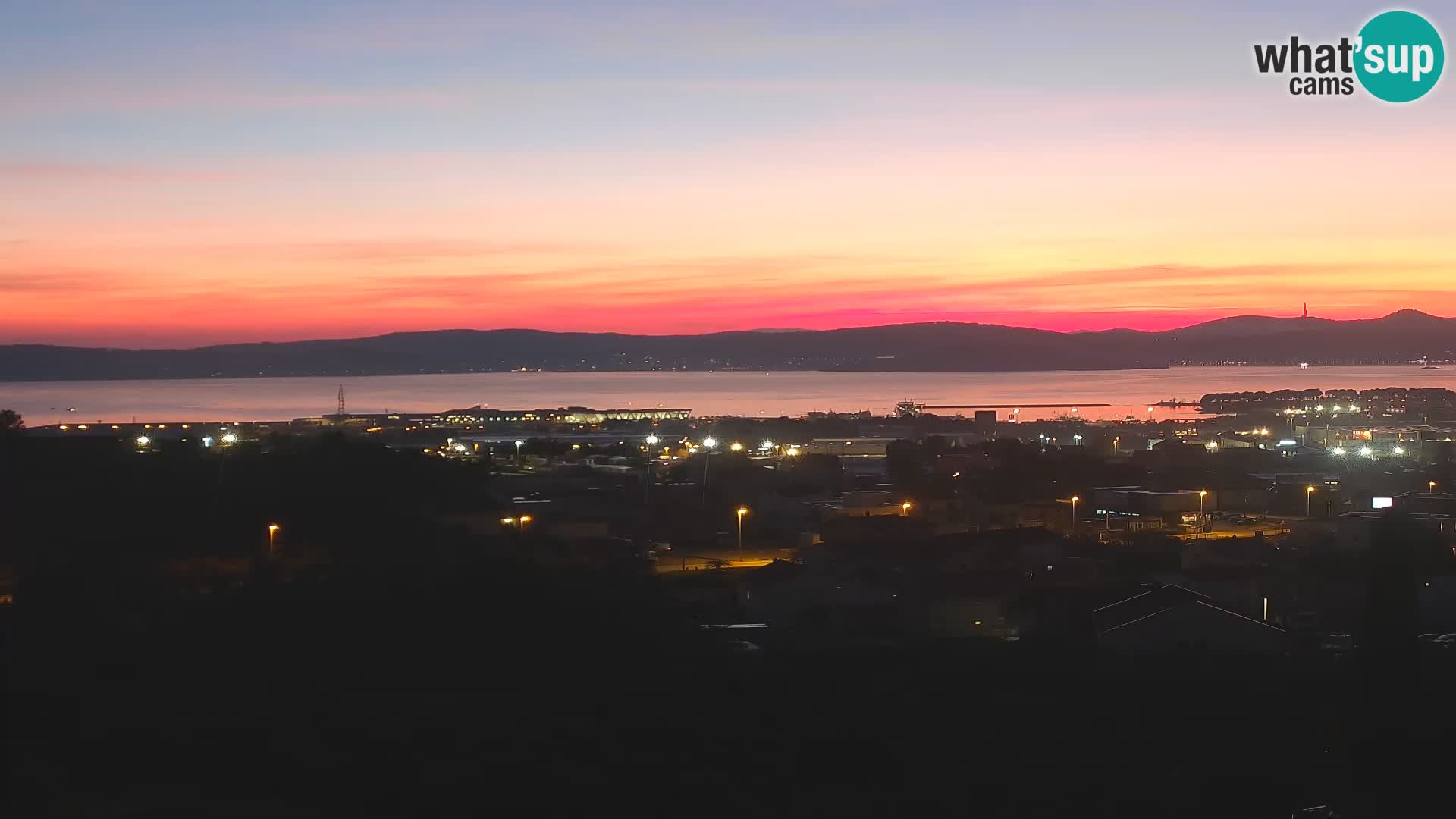 Panorama de la Webcam del Puerto Gazenica de Zadar, Zadar, Croacia
