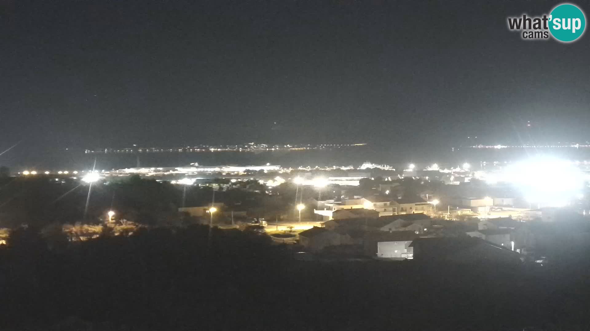 Panorama de la Webcam del Puerto Gazenica de Zadar, Zadar, Croacia
