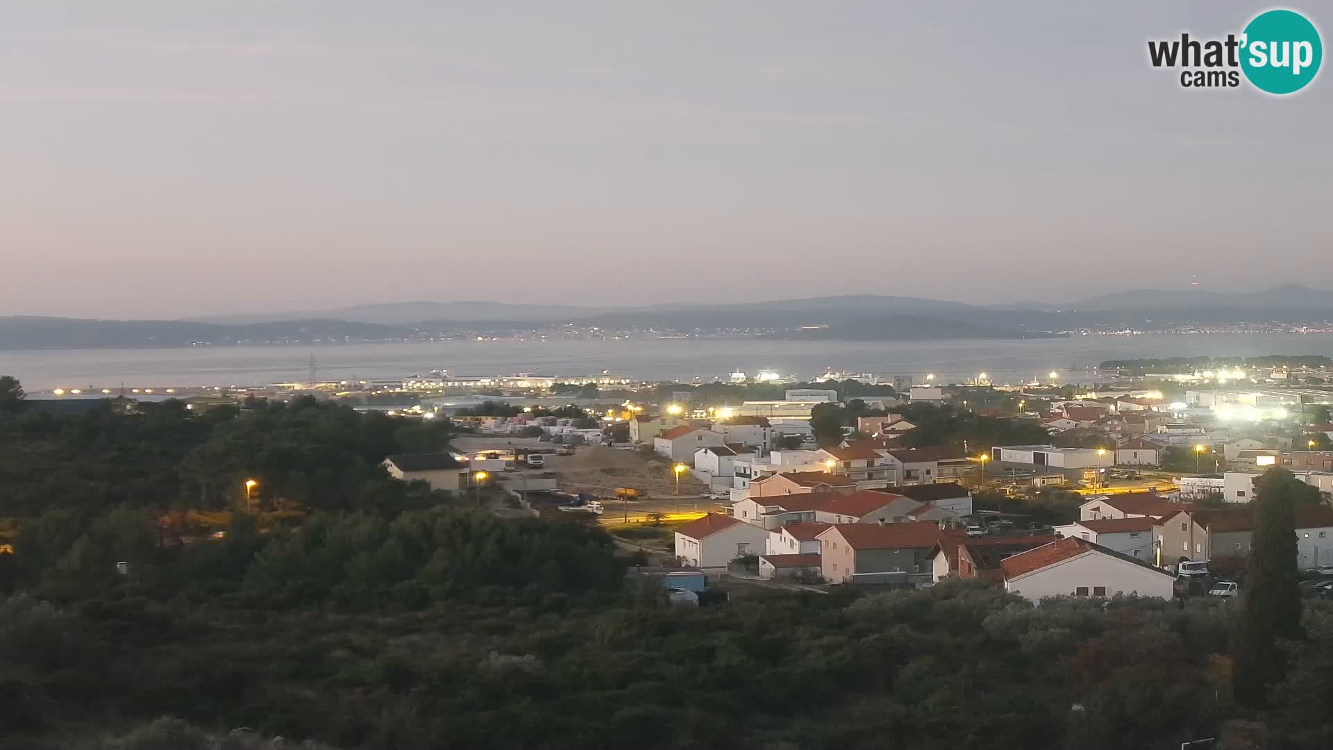 Panoramska web kamera Luke Gaženica u Zadru, Hrvatska