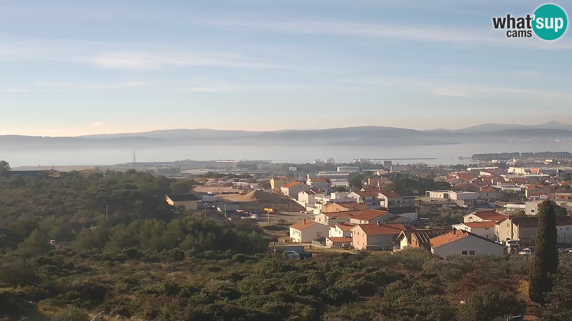 Panoramska web kamera Luke Gaženica u Zadru, Hrvatska