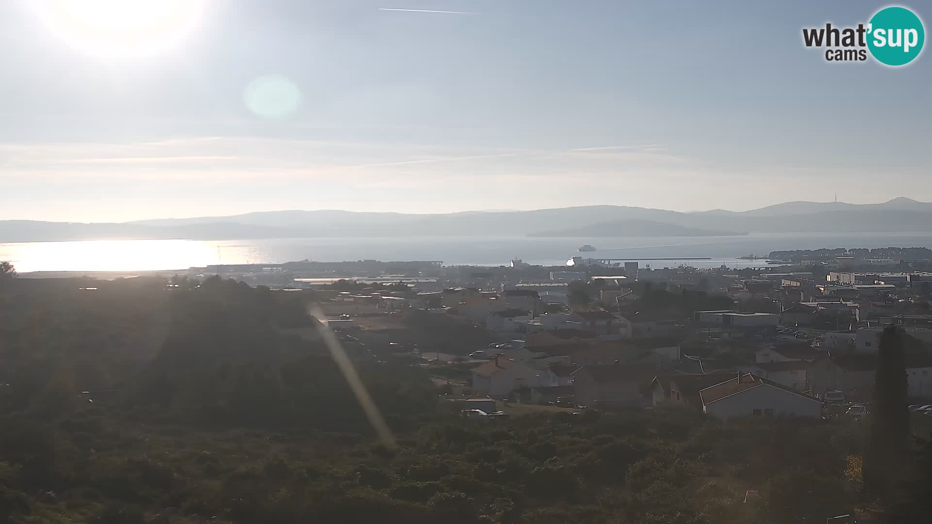 Panorama de la Webcam del Puerto Gazenica de Zadar, Zadar, Croacia
