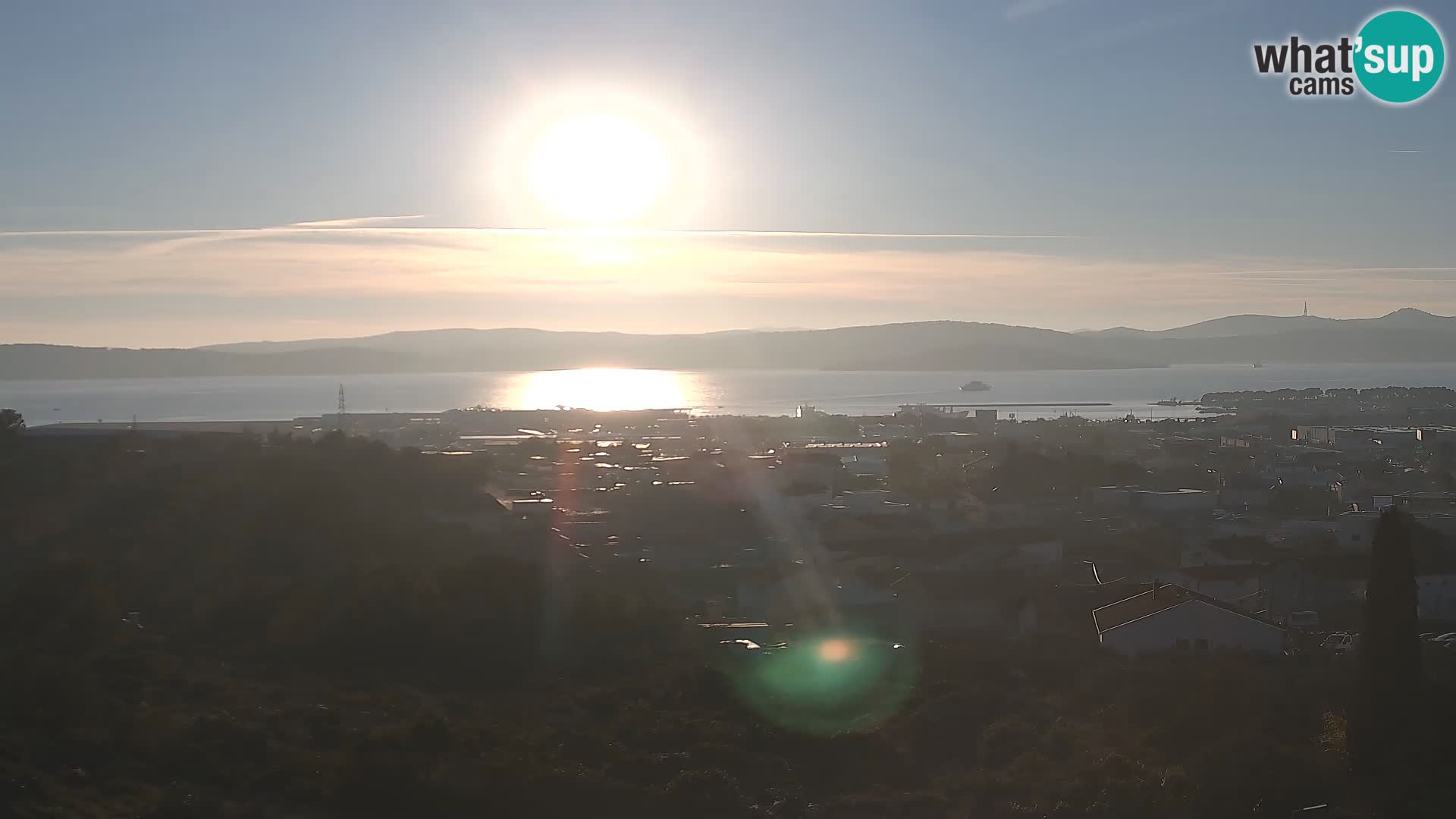 Panorama de la Webcam del Puerto Gazenica de Zadar, Zadar, Croacia