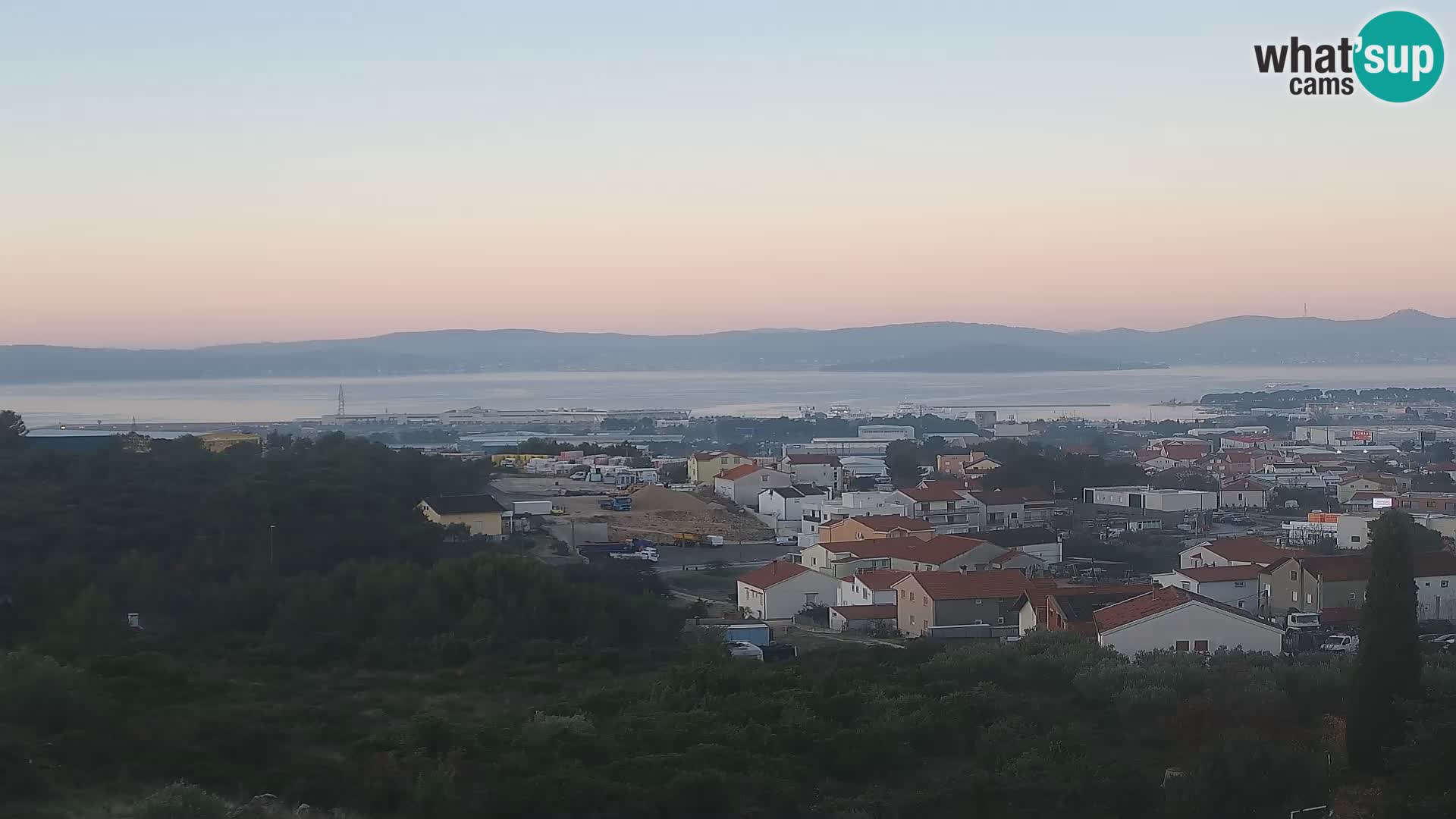 Zadar Pristanišče Gazenica s panoramsko spletno kamero, Zadar, Hrvaška