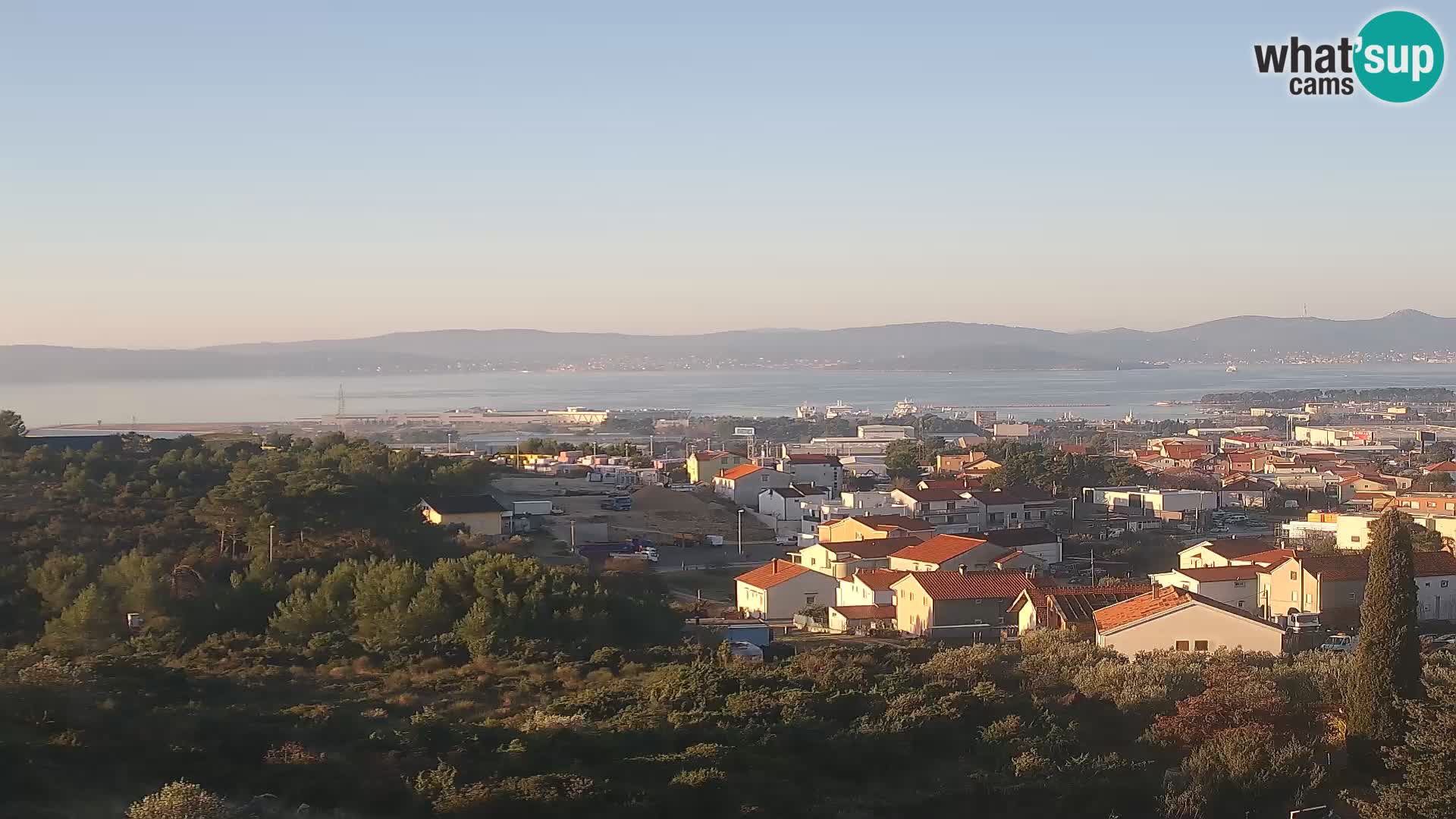 Panorama de la Webcam del Puerto Gazenica de Zadar, Zadar, Croacia