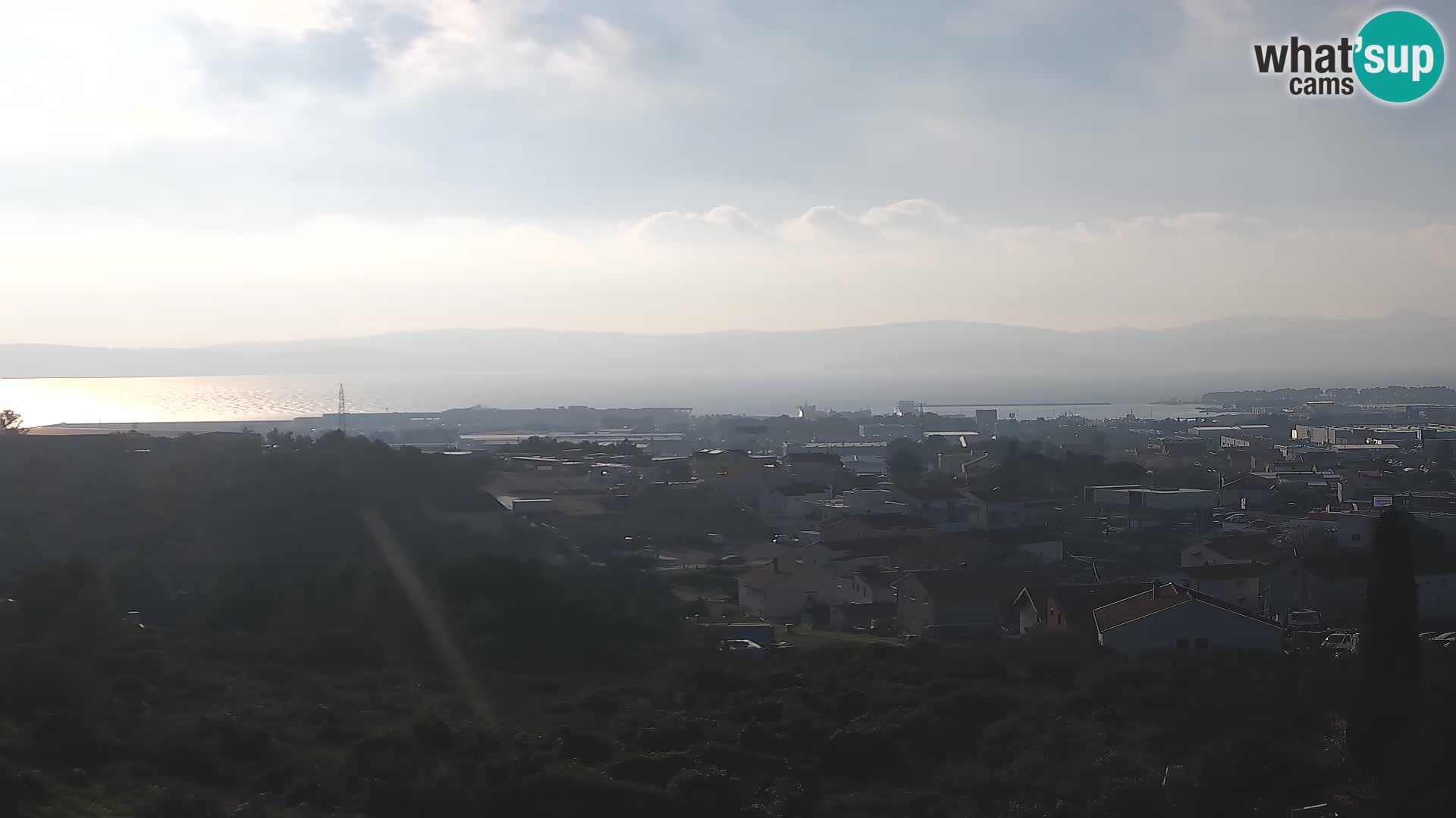 Panoramska web kamera Luke Gaženica u Zadru, Hrvatska