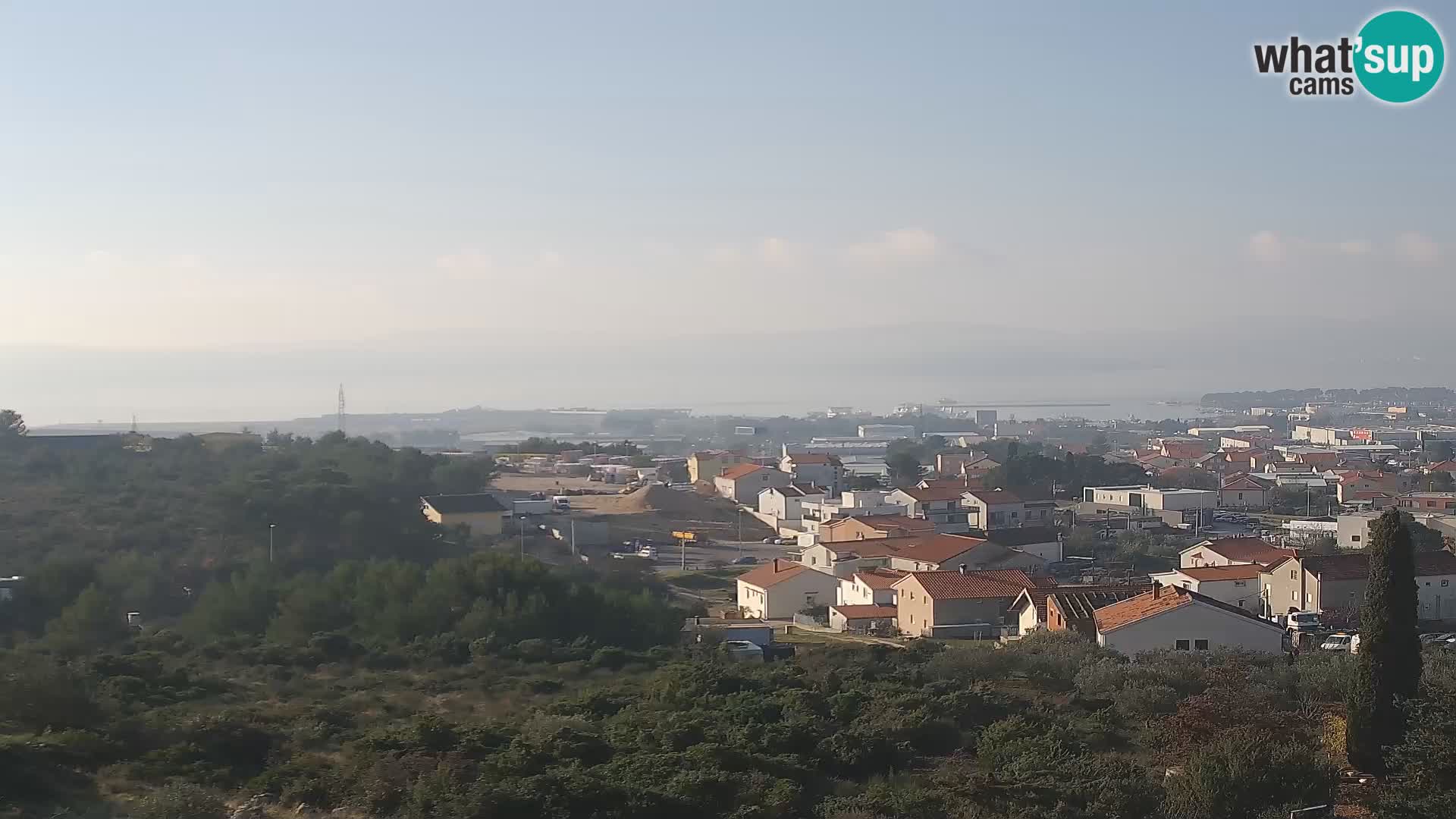 Zadar Port Gazenica Webcam Panorama, Zadar, Kroatien