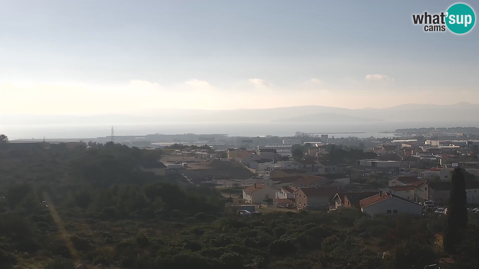 Panoramska web kamera Luke Gaženica u Zadru, Hrvatska