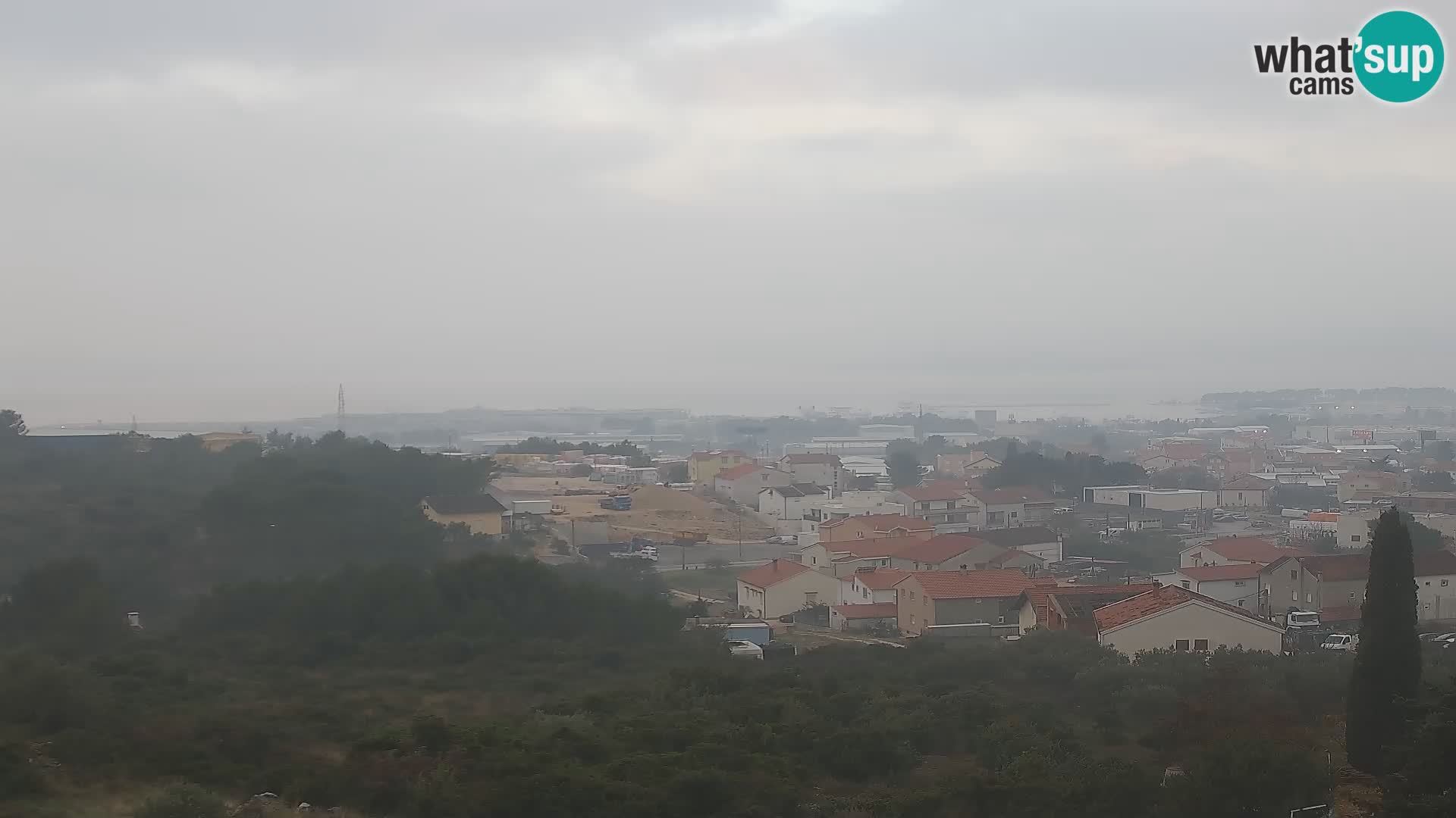 Panorama de la Webcam del Puerto Gazenica de Zadar, Zadar, Croacia