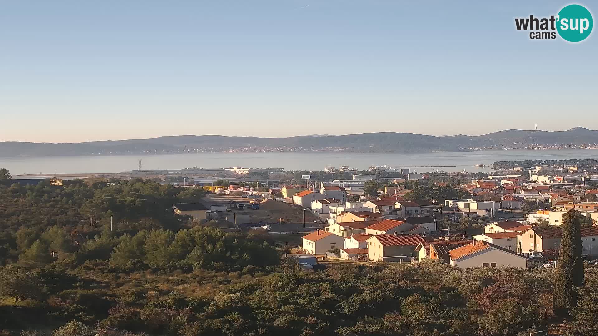 Zadar Port Gazenica Webcam Panorama, Zadar, Kroatien