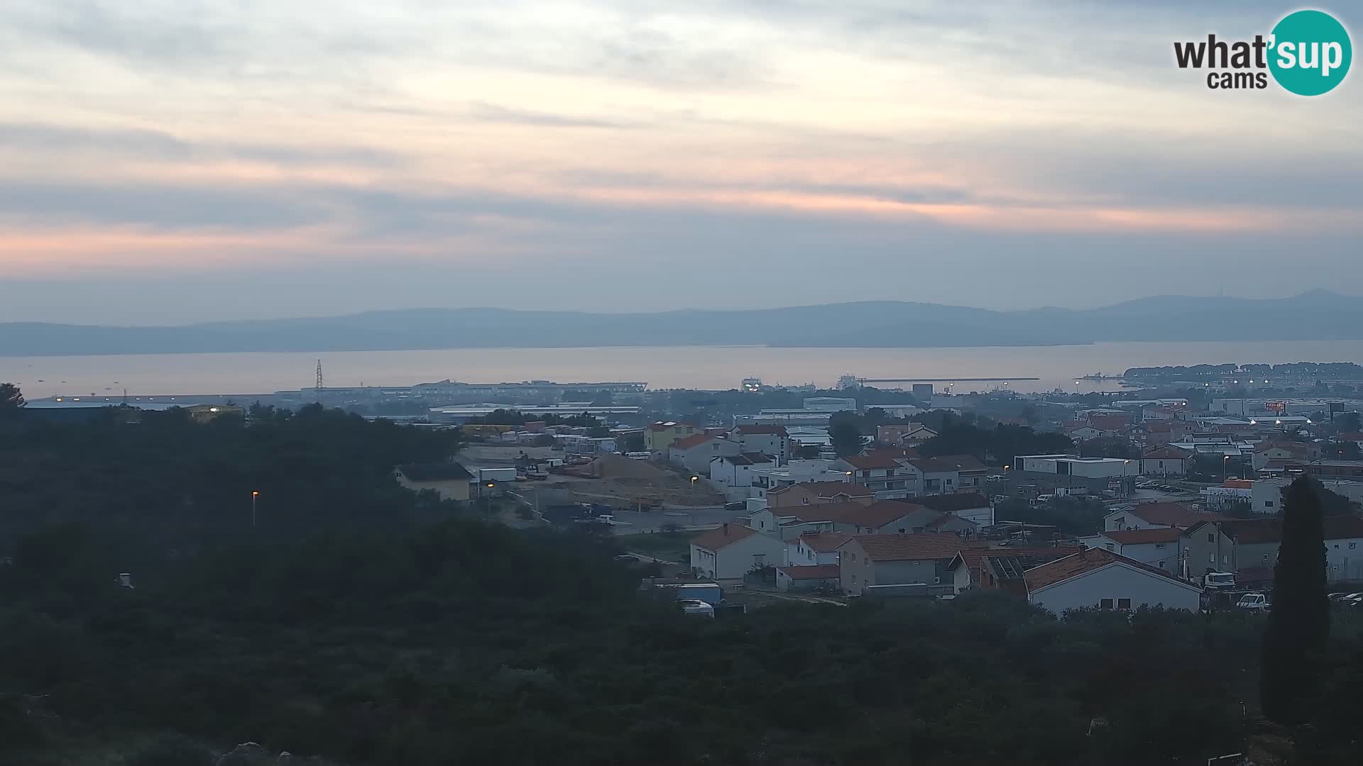 Zadar Port Gazenica Webcam Panorama, Zadar, Croatie