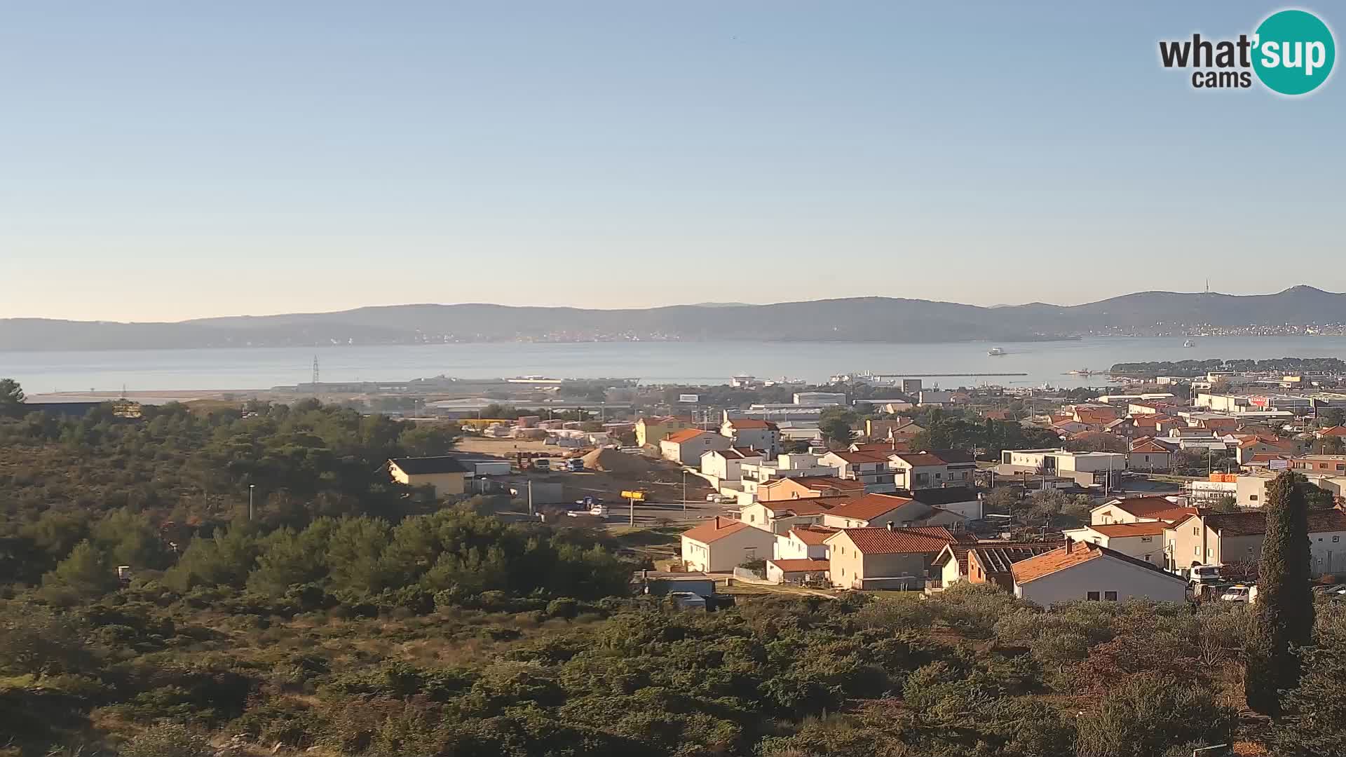Zadar Port Gazenica Webcam Panorama, Zadar, Croatie