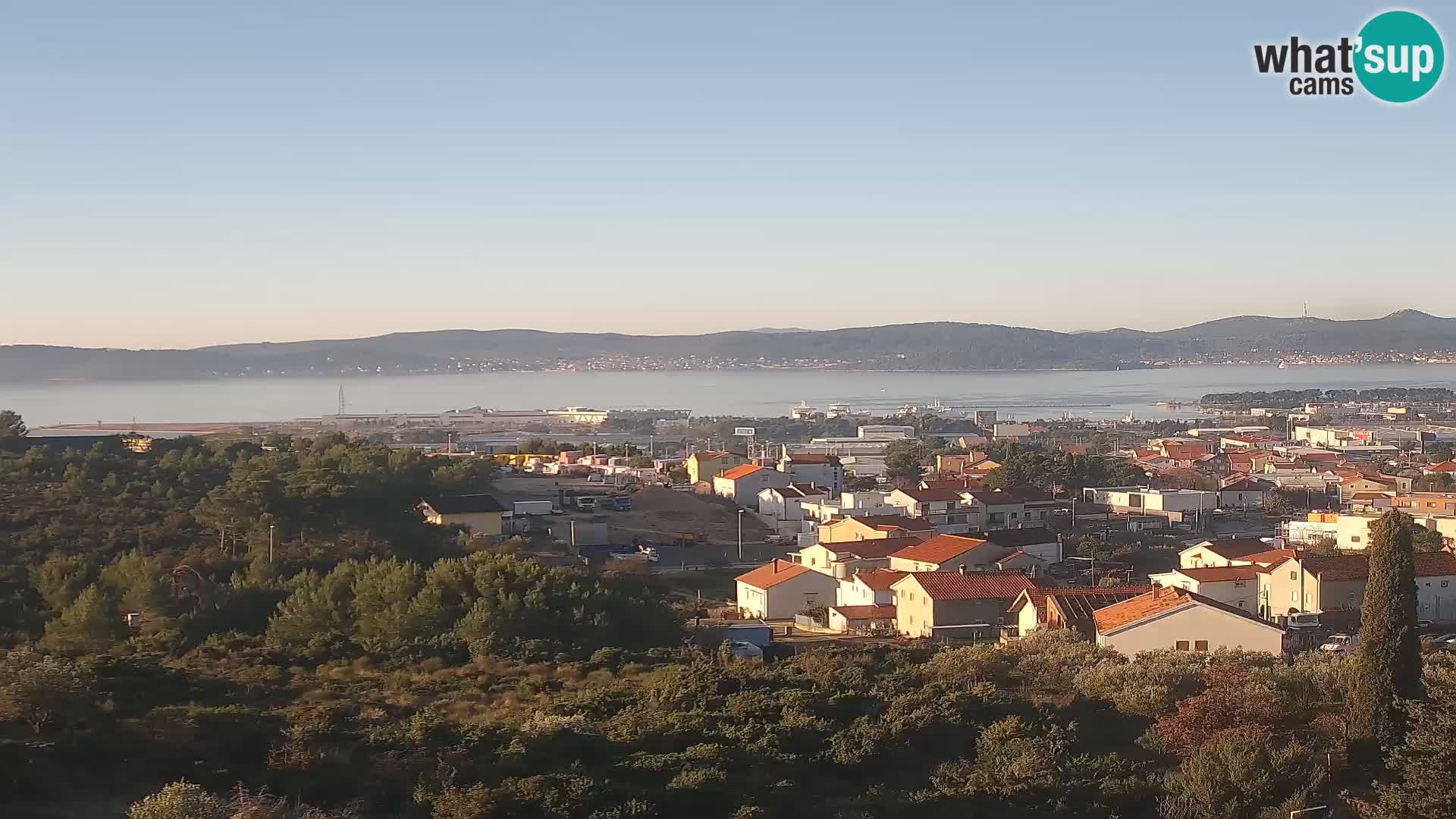 Panoramska web kamera Luke Gaženica u Zadru, Hrvatska