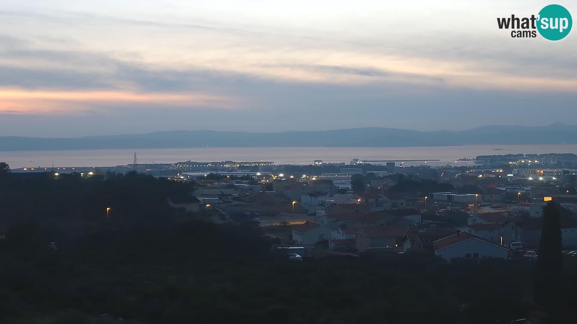 Panoramska web kamera Luke Gaženica u Zadru, Hrvatska